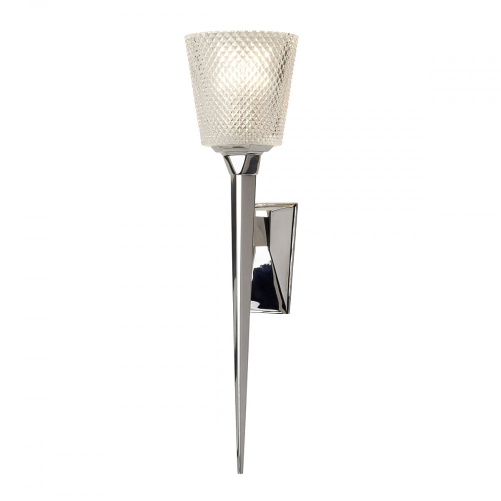 Elstead Verity Single Bathroom Wall Light - Polished Chrome