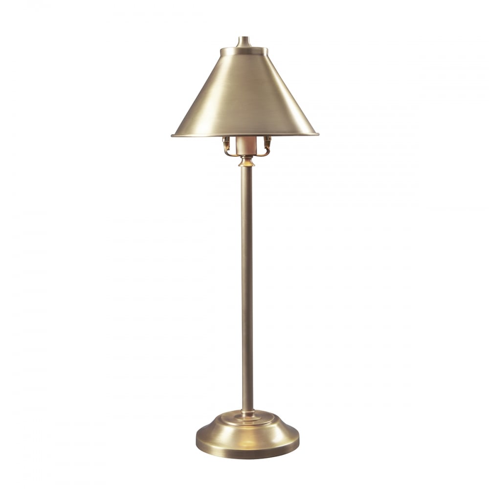 Elstead Provence Single Stick Lamp - Aged Brass