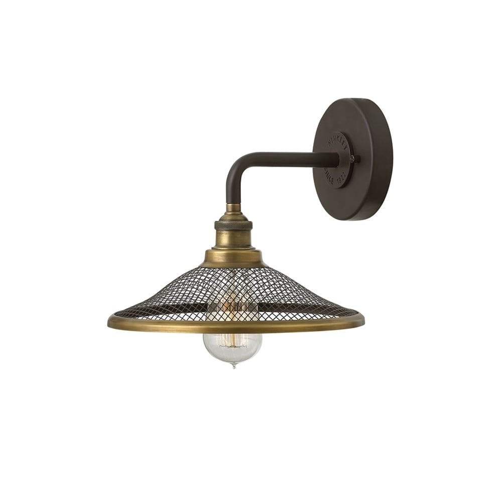 Hinkley Rigby Single Wall Light - Buckeye Bronze