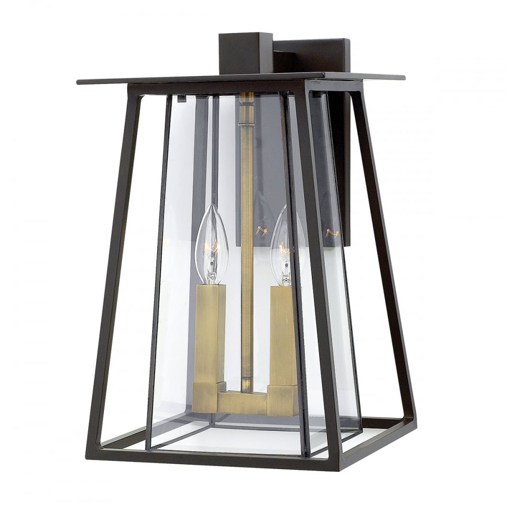 Hinkley Walker 2 Light Large Wall Lantern - Buckeye Bronze