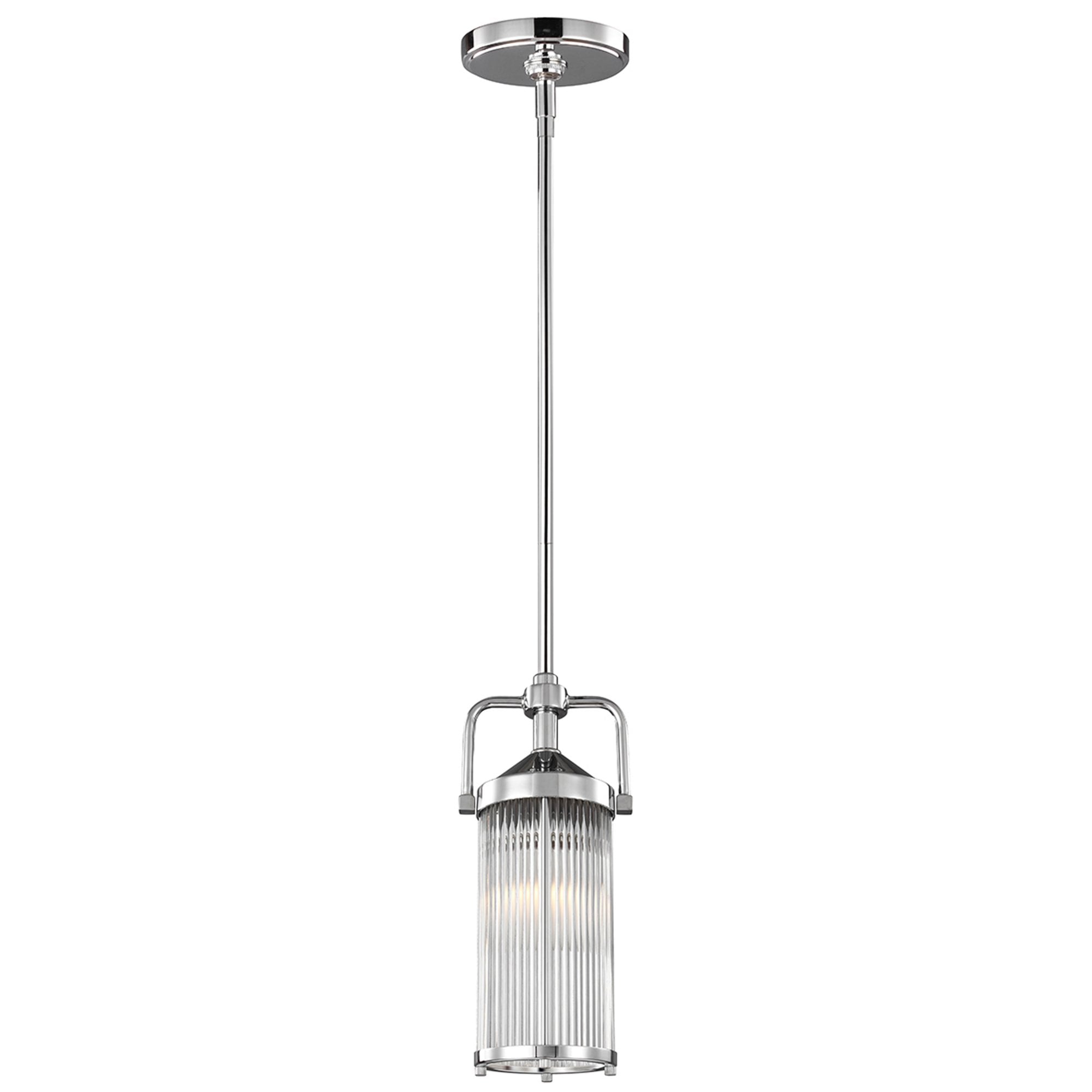 Feiss Paulson Single Mini Pendant - Chrome
