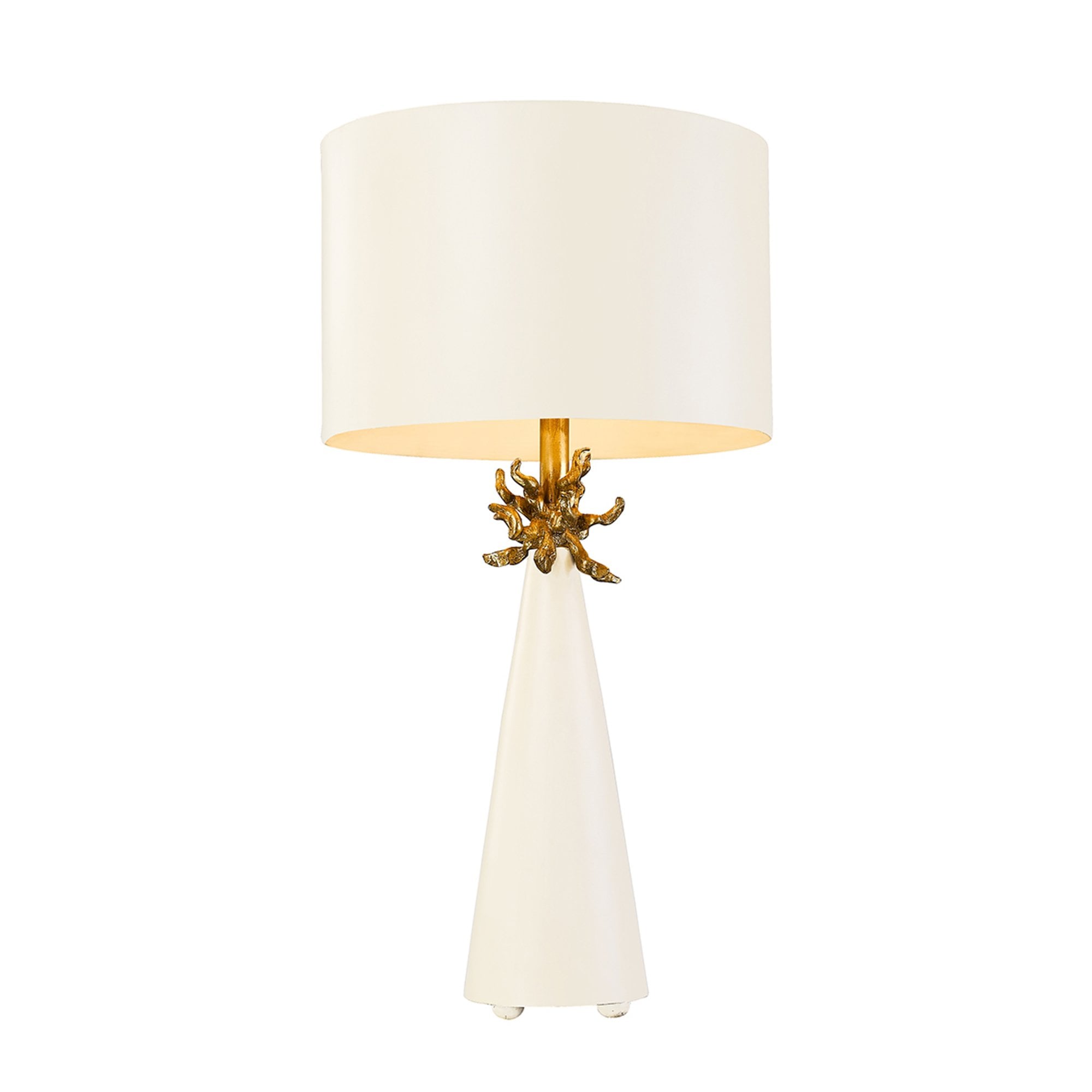 Flambeau Neo Single Table Lamp - White