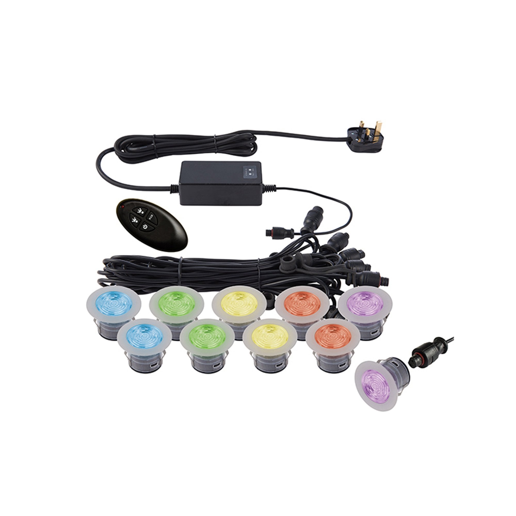 Saxby Ikon Pro 45mm Kit 0.75W RGB LED - Stainless Steel