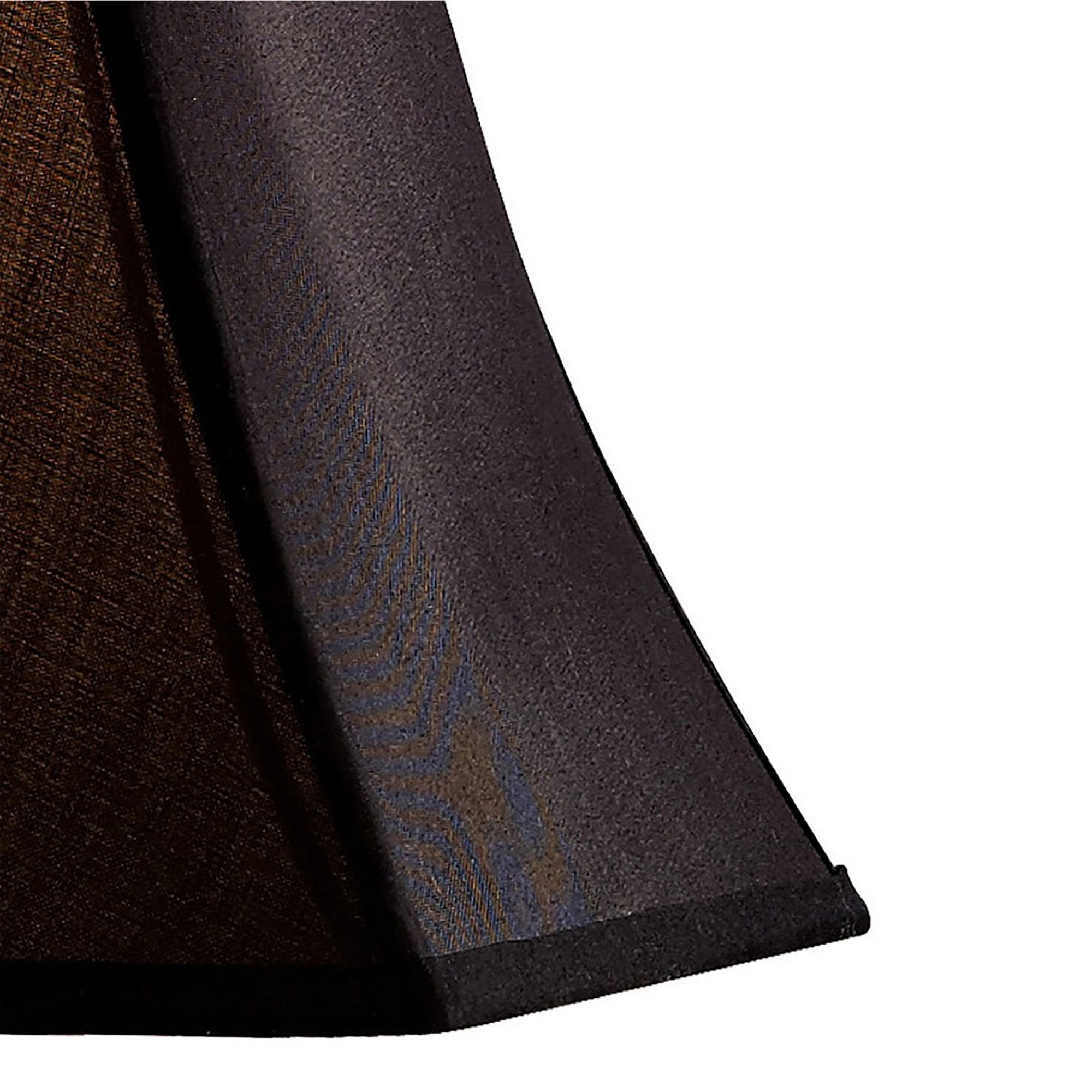 Diyas ILS20242 Contessa Square Small-Medium Shade - Black 13/25.5cm - Shade Only