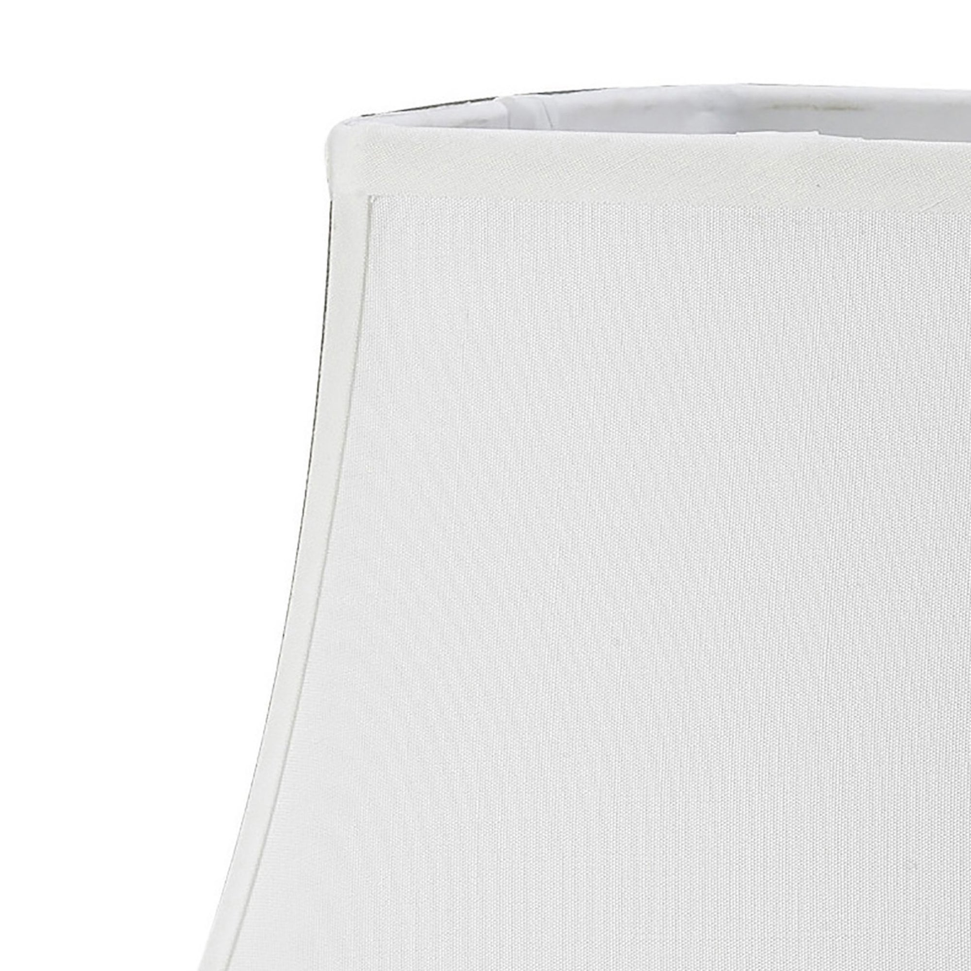 Diyas ILS20254 Contessa Square Large Shade - White 19/35.5cm - Shade Only