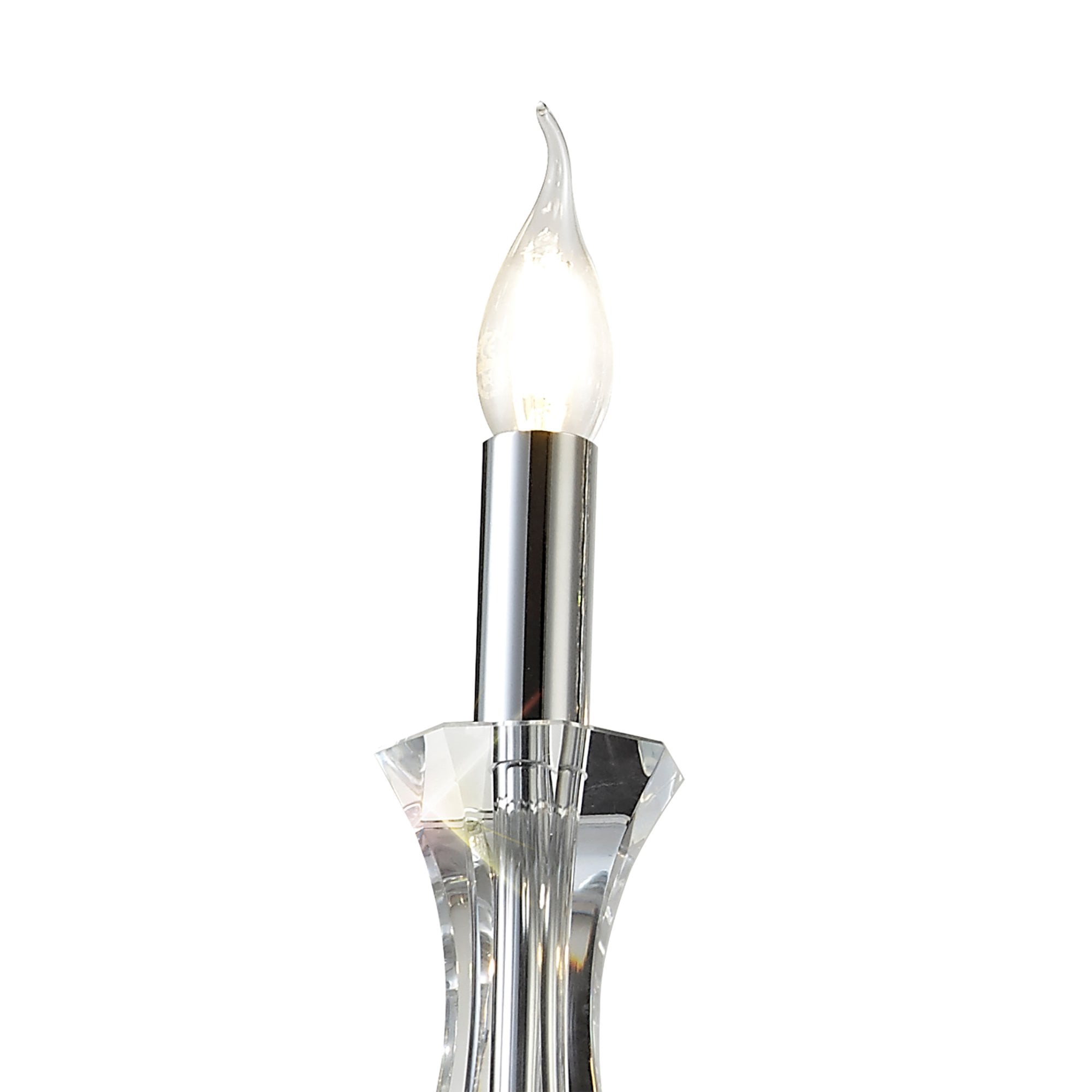 Diyas Armand Pendant 3 Light E14 - Polished Chrome/Crystal