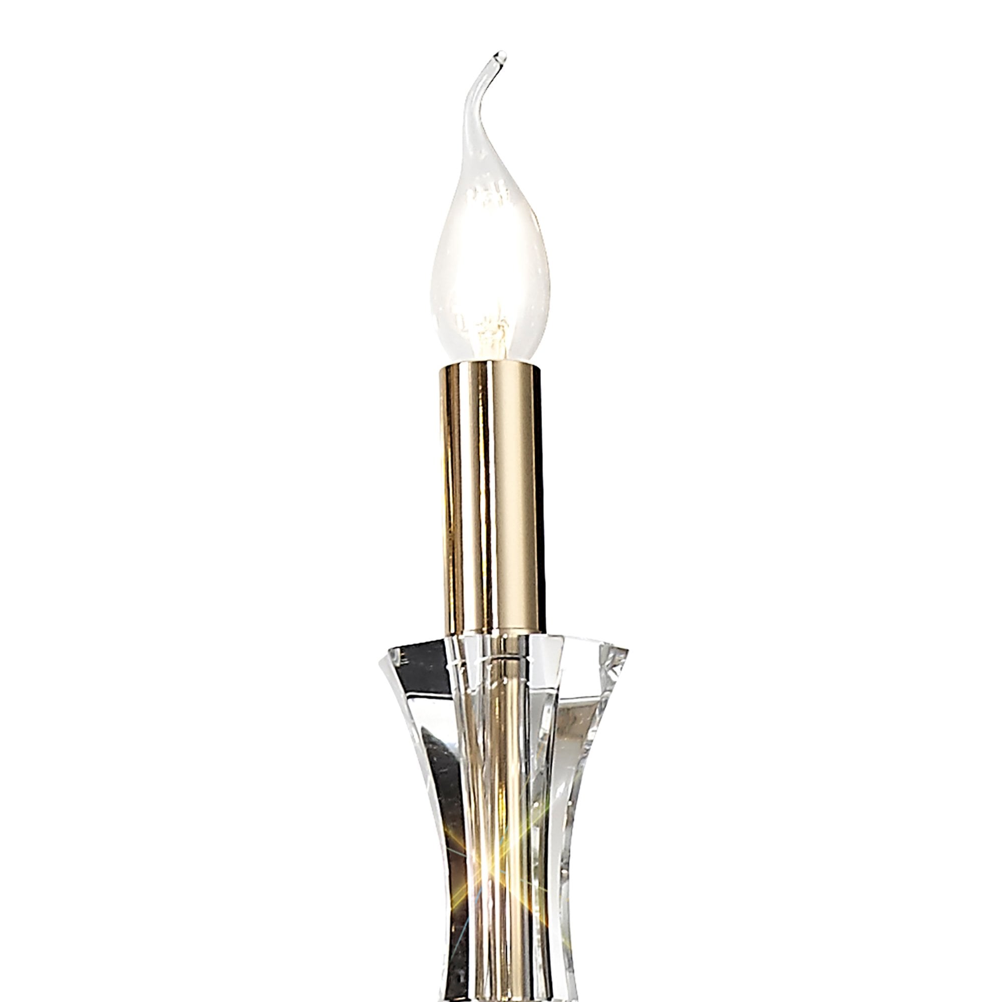 Diyas Armand Pendant 6+3+3 Light E14 - French Gold/Crystal