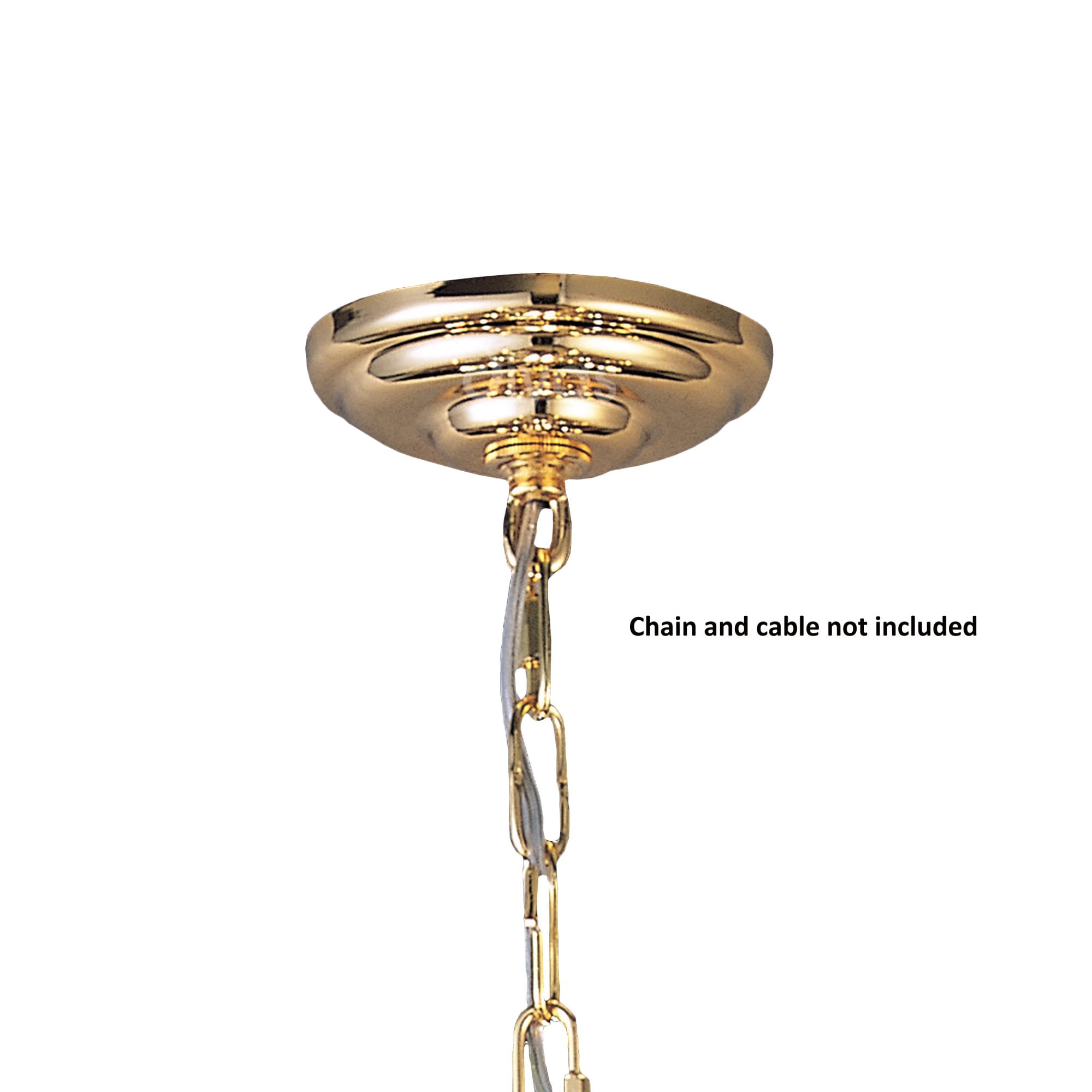 Diyas IL90002 Ceiling Plate And Bracket French Gold
