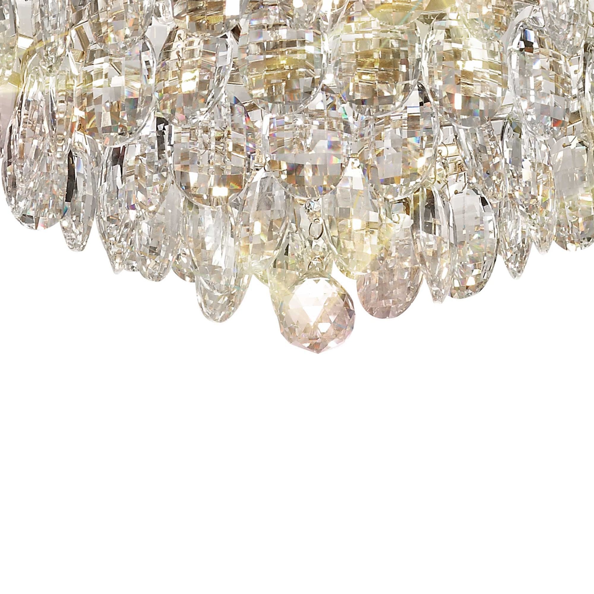 Diyas Coniston Pendant 9 Light E14 - Polished Chrome/Crystal