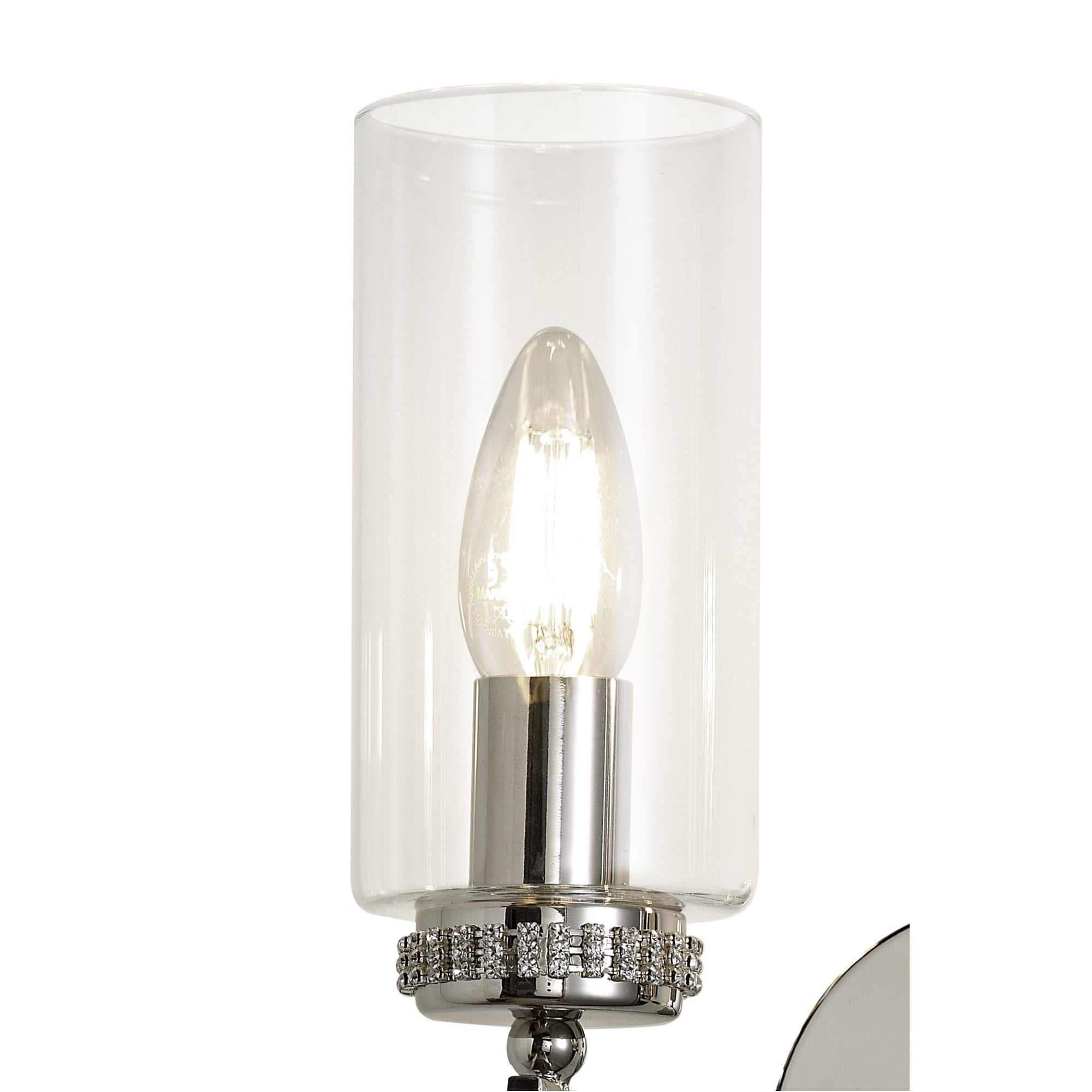 Fabula Heathcote 2 Light Wall Lamp - Polished Nickel