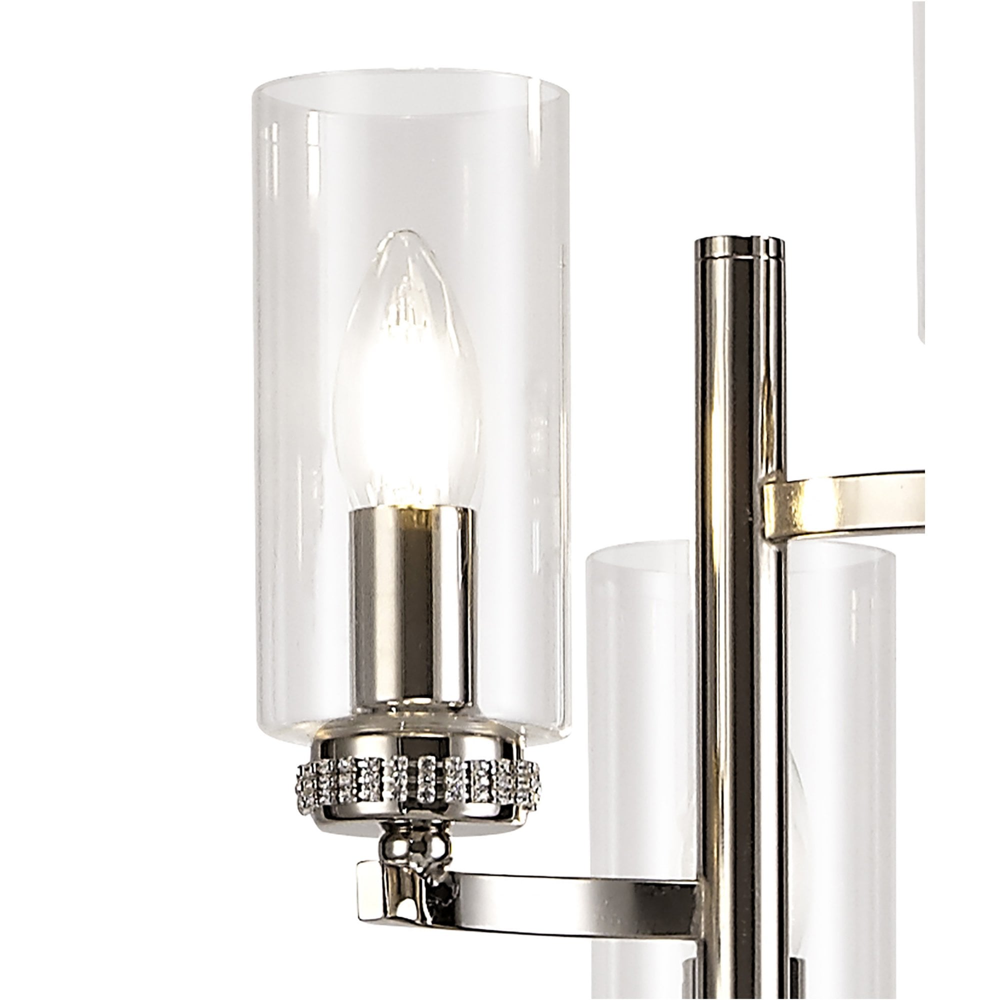 Fabula Heathcote 3 Light Floor Lamp - Polished Nickel