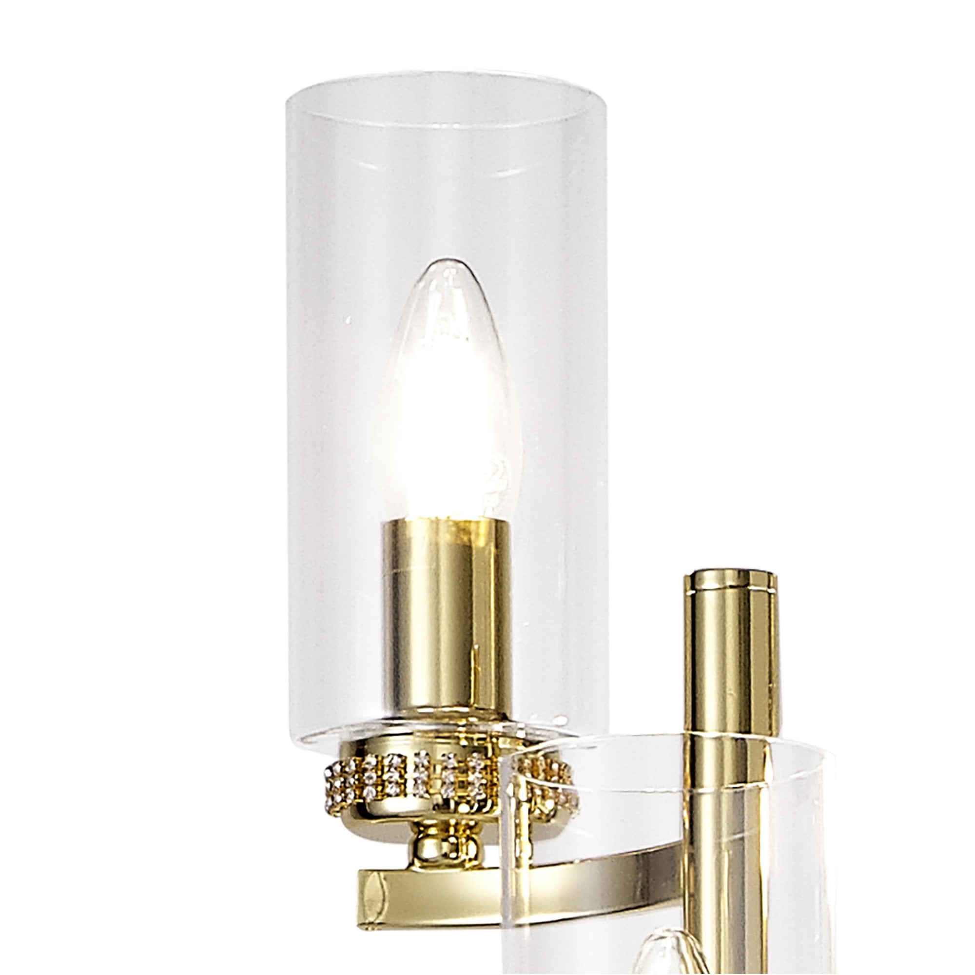 Fabula Heathcote 3 Light Floor Lamp - Polished Gold