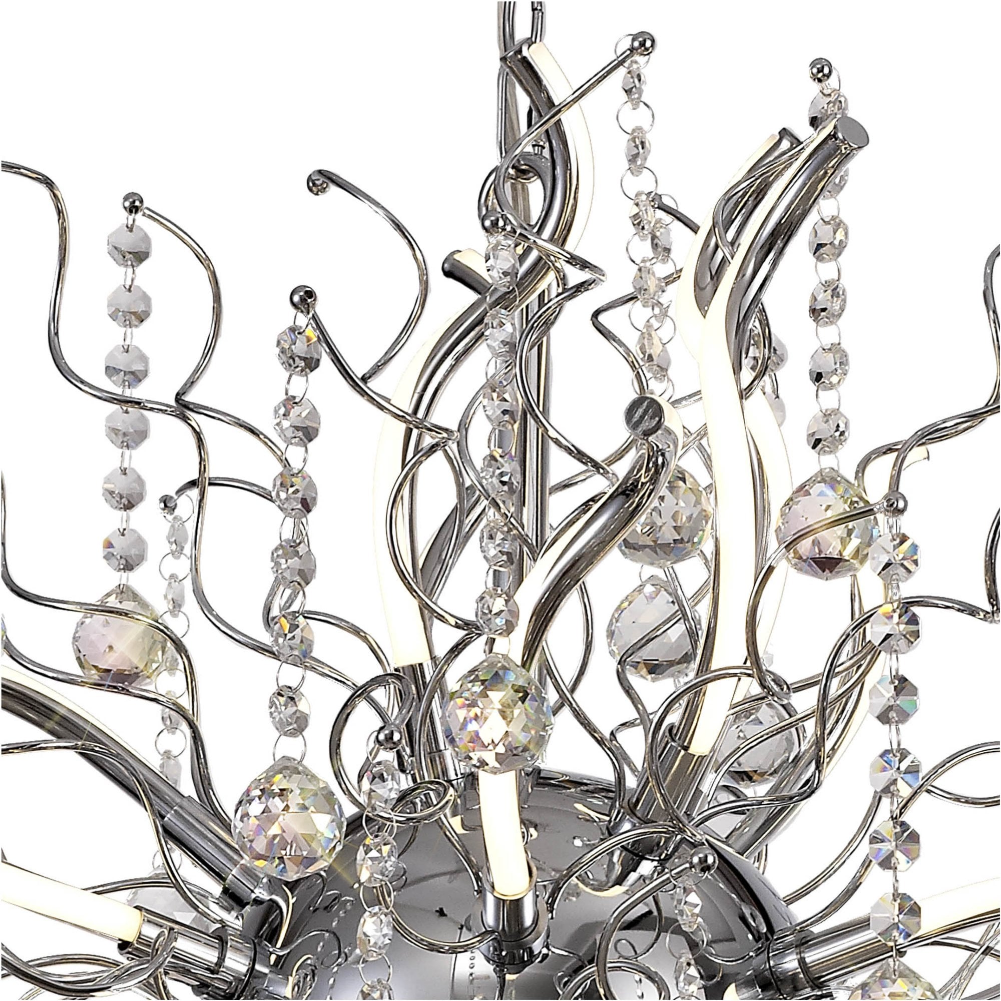 Fabula Alderton Dimmable 30 Light LED Pendant - Polished Chrome