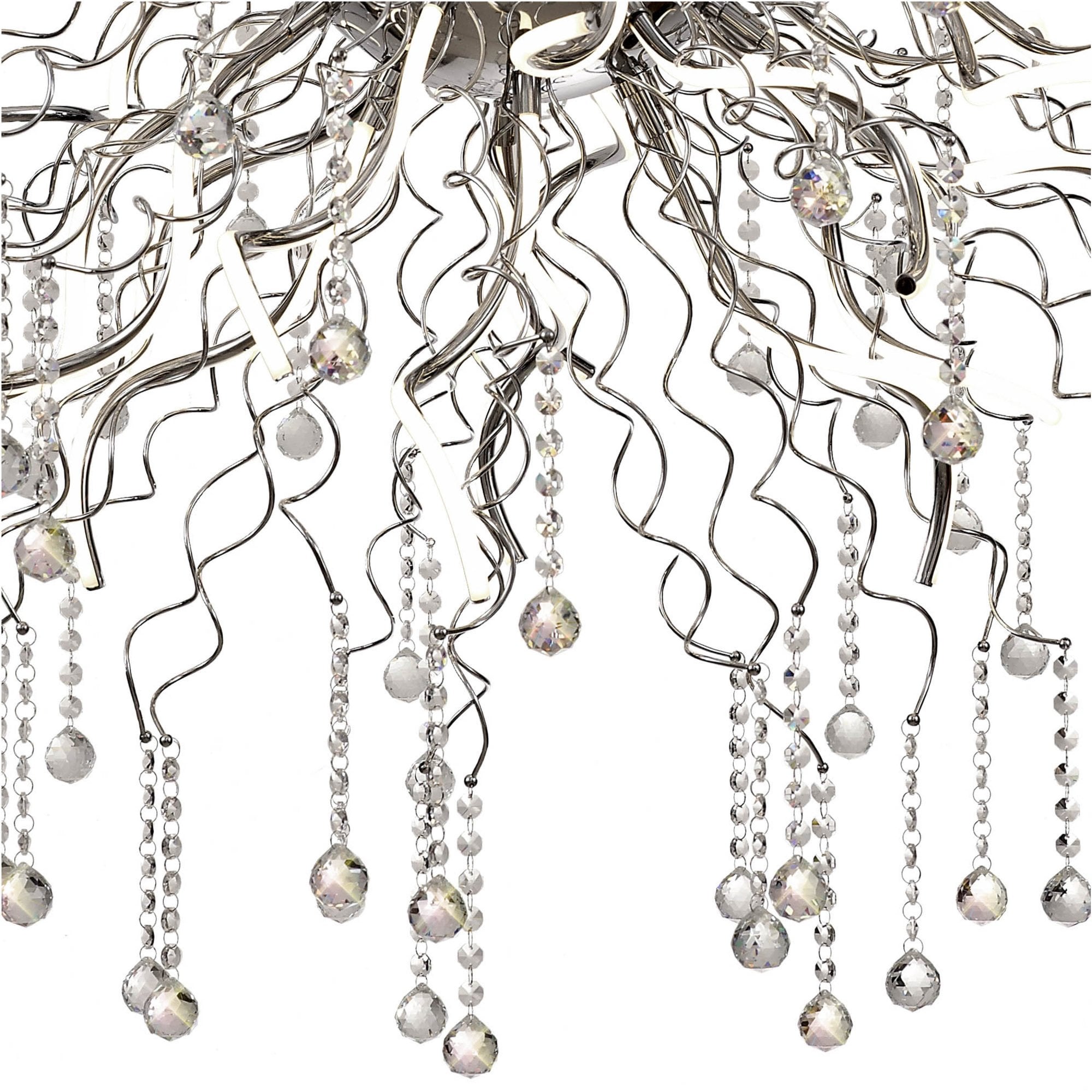 Fabula Alderton Dimmable 40 Light LED Pendant - Polished Chrome