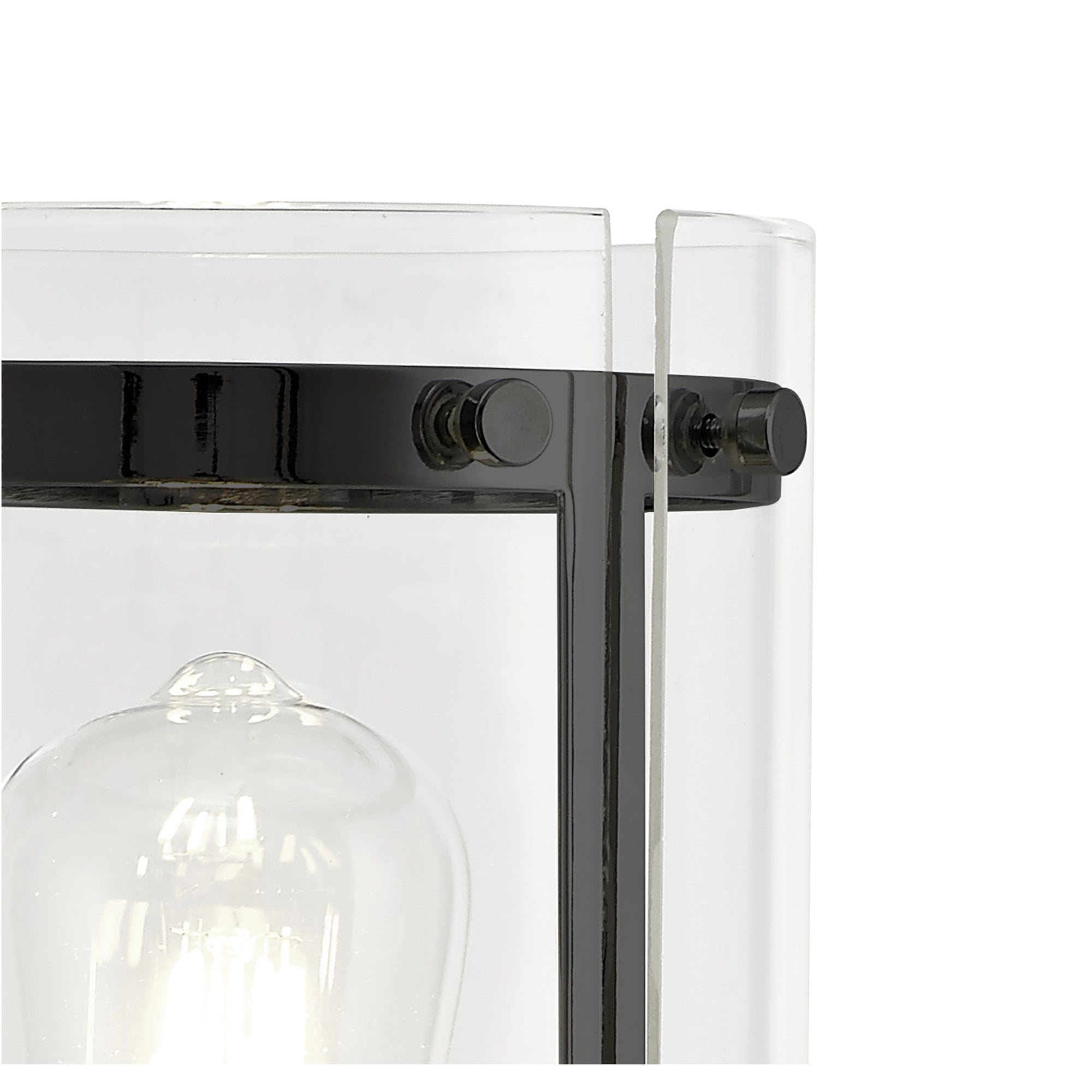 Fabula Regents Single Table Lamp - Matt Black