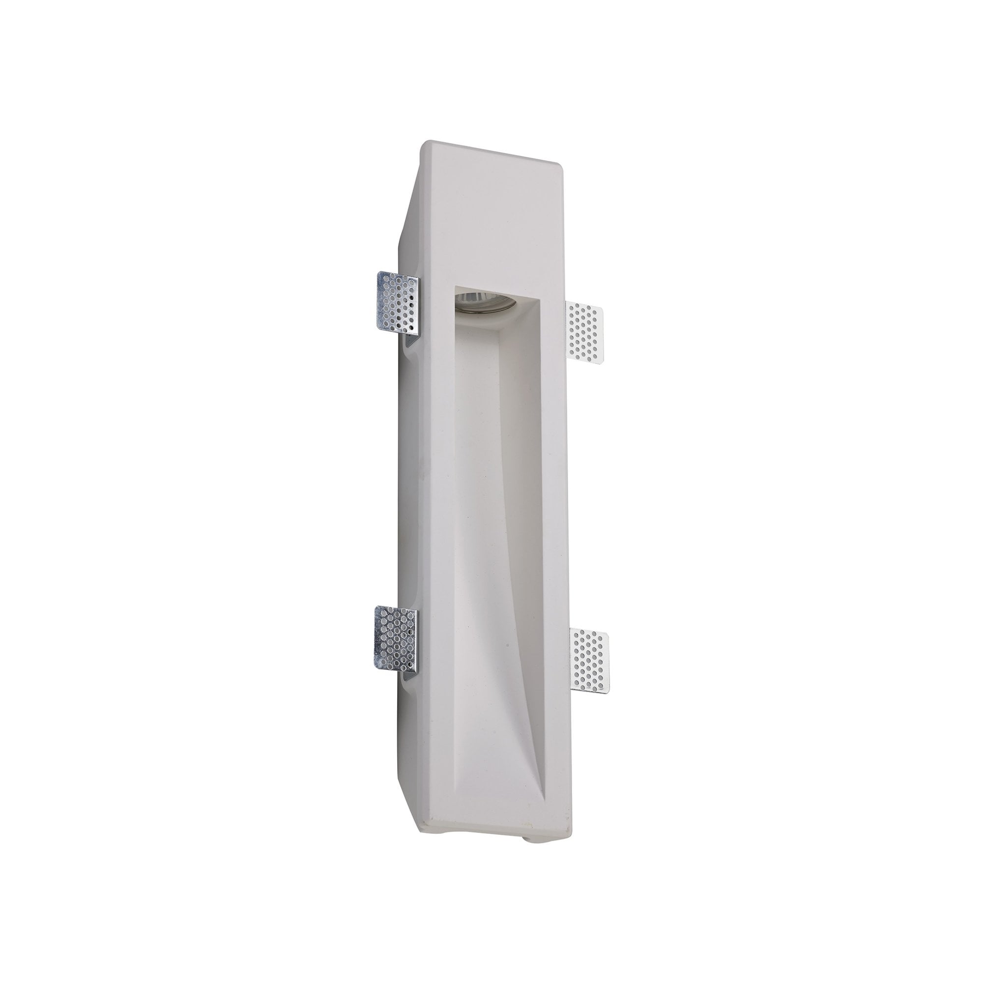 Fabula Theydon Large Recessed Wall Lamp - White Paintable Gypsum