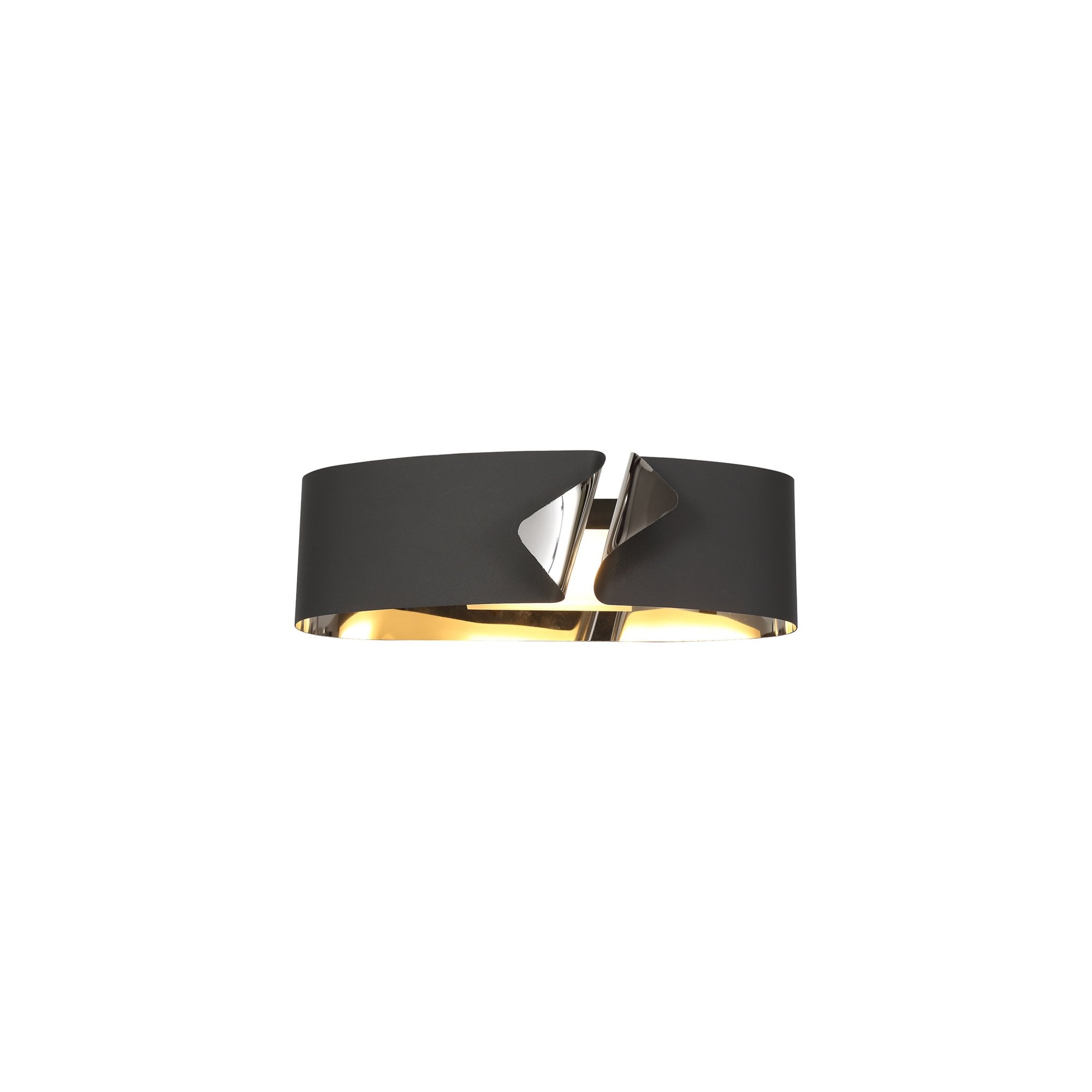 Fabula Westminster LED Wall Lamp - Sand Anthracite & Polished Chrome
