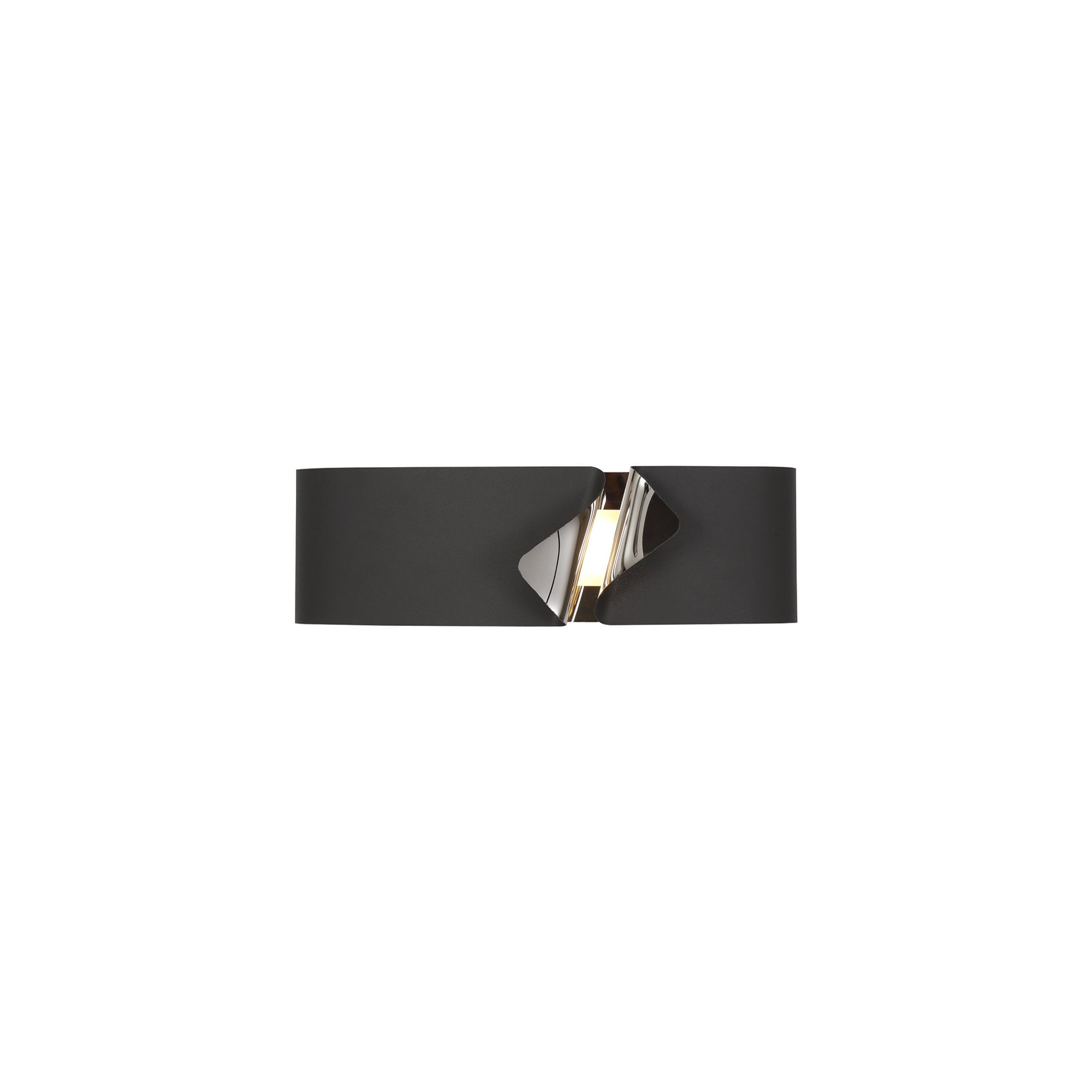 Fabula Westminster LED Wall Lamp - Sand Anthracite & Polished Chrome