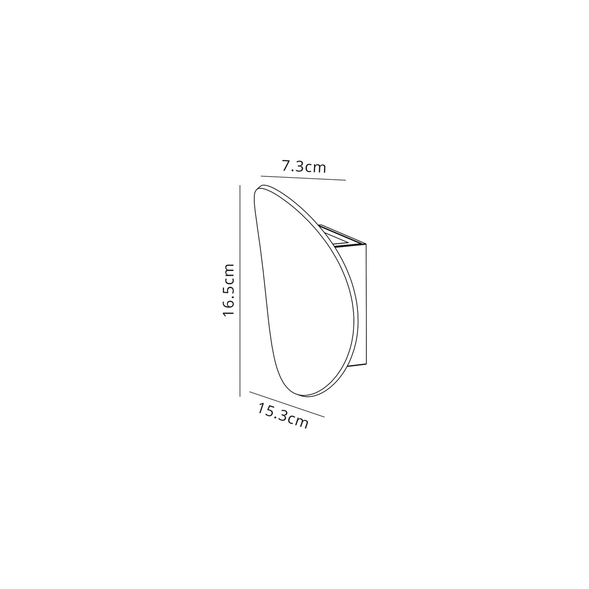 Fabula Foxley LED Wall Lamp - Sand White - IP54