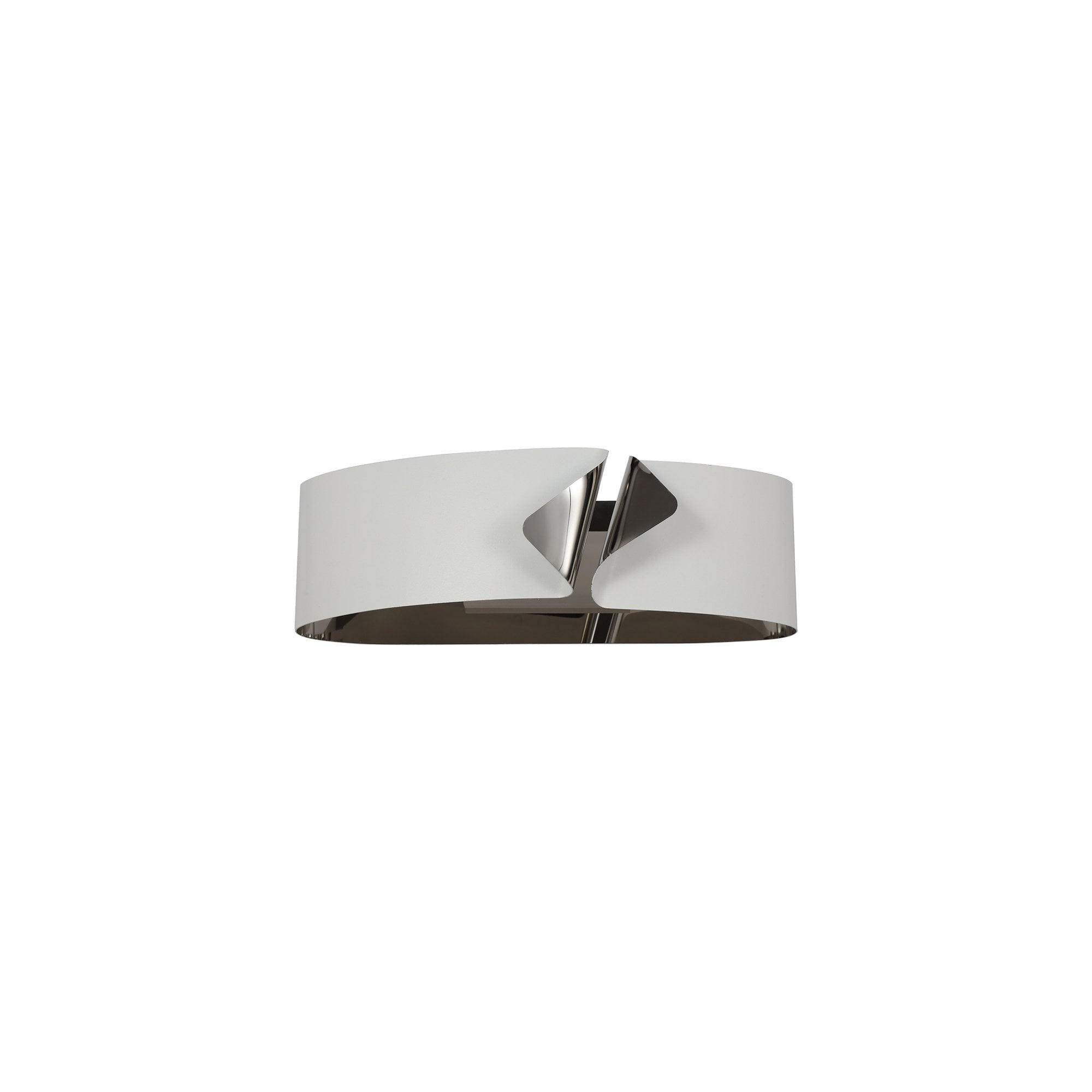 Fabula Westminster LED Wall Lamp - Sand White & Polished Chrome