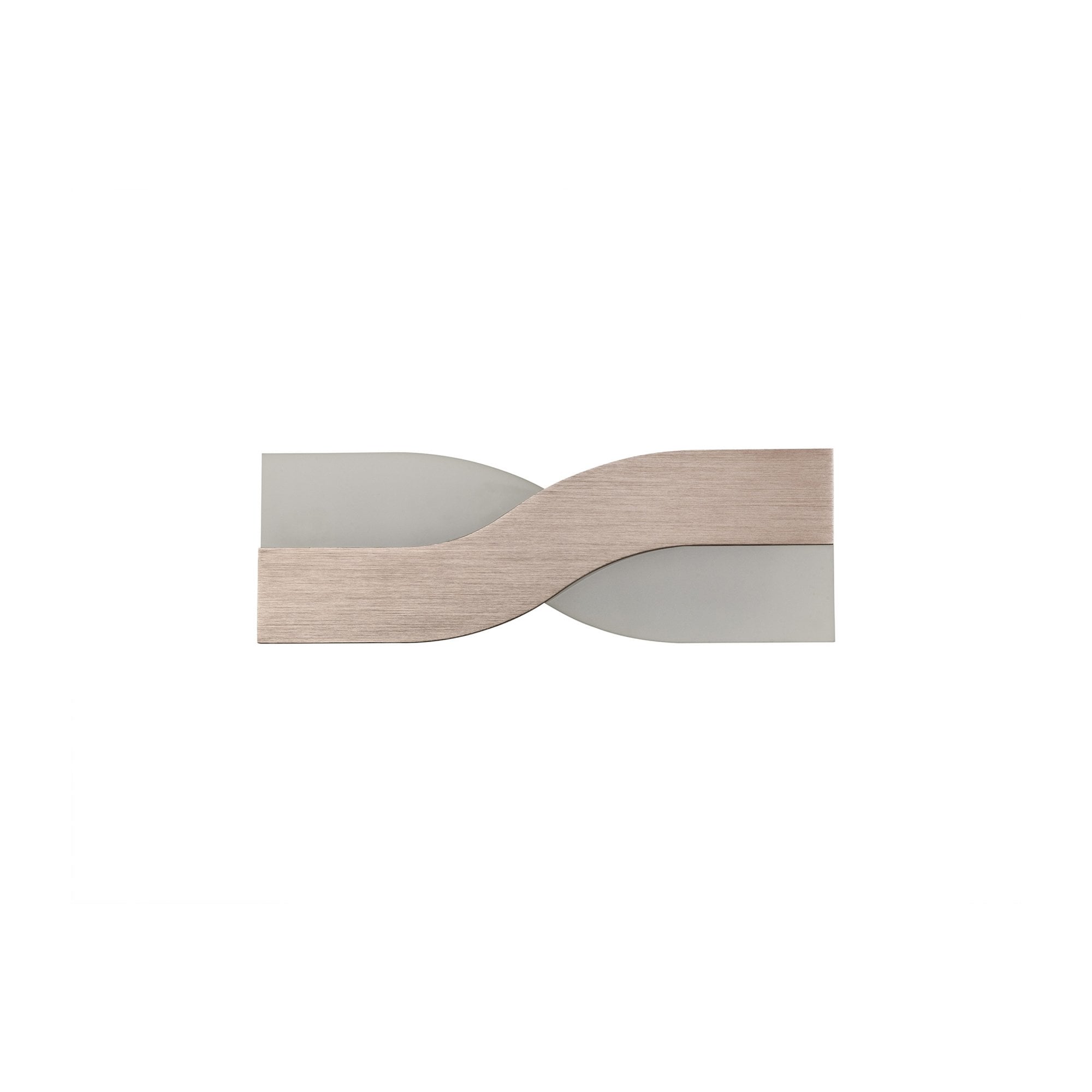Fabula Coppice LED Wall Lamp - Brushed Brown & Frosted White