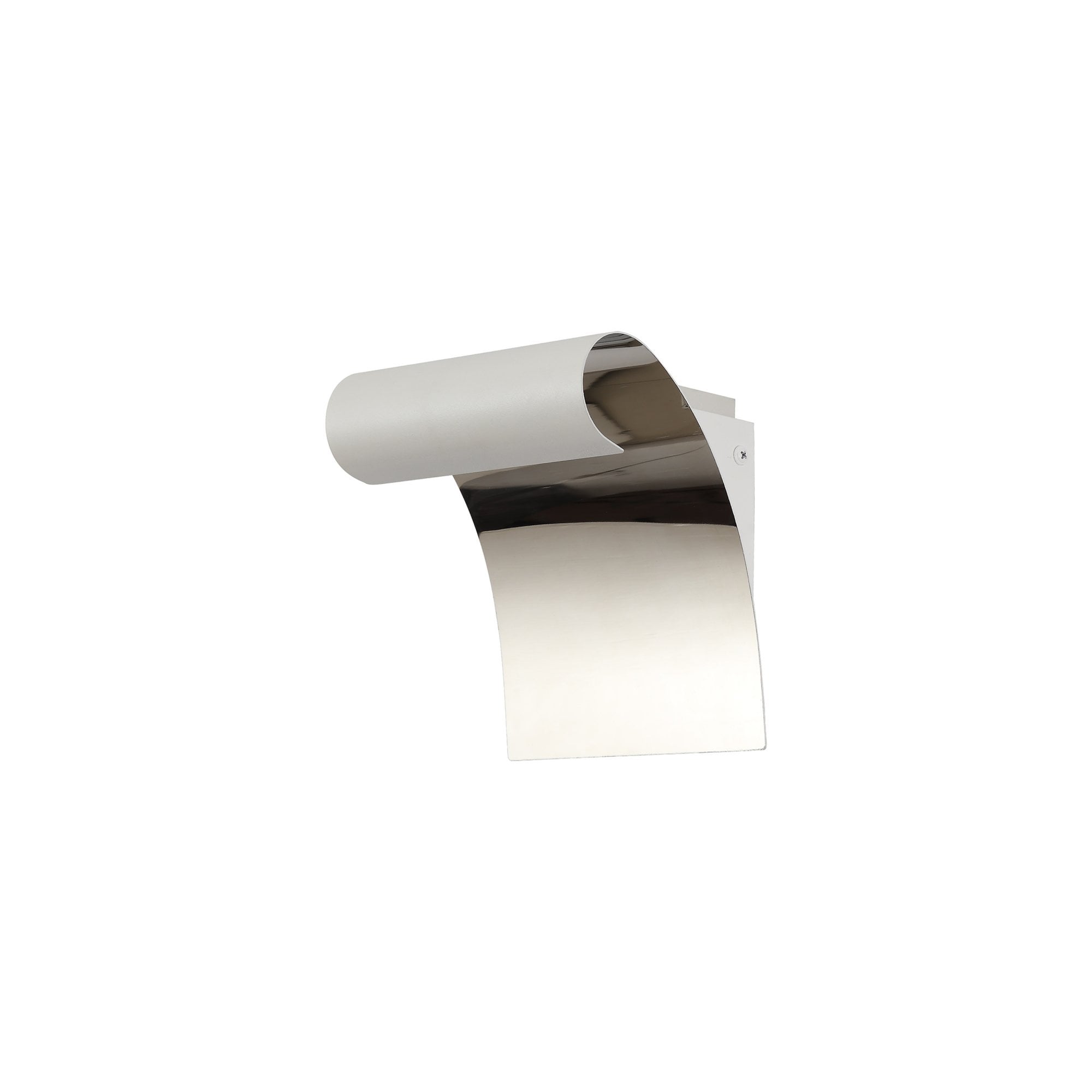 Fabula Avril 8W LED Wall Lamp - Sand White & Polished Chrome
