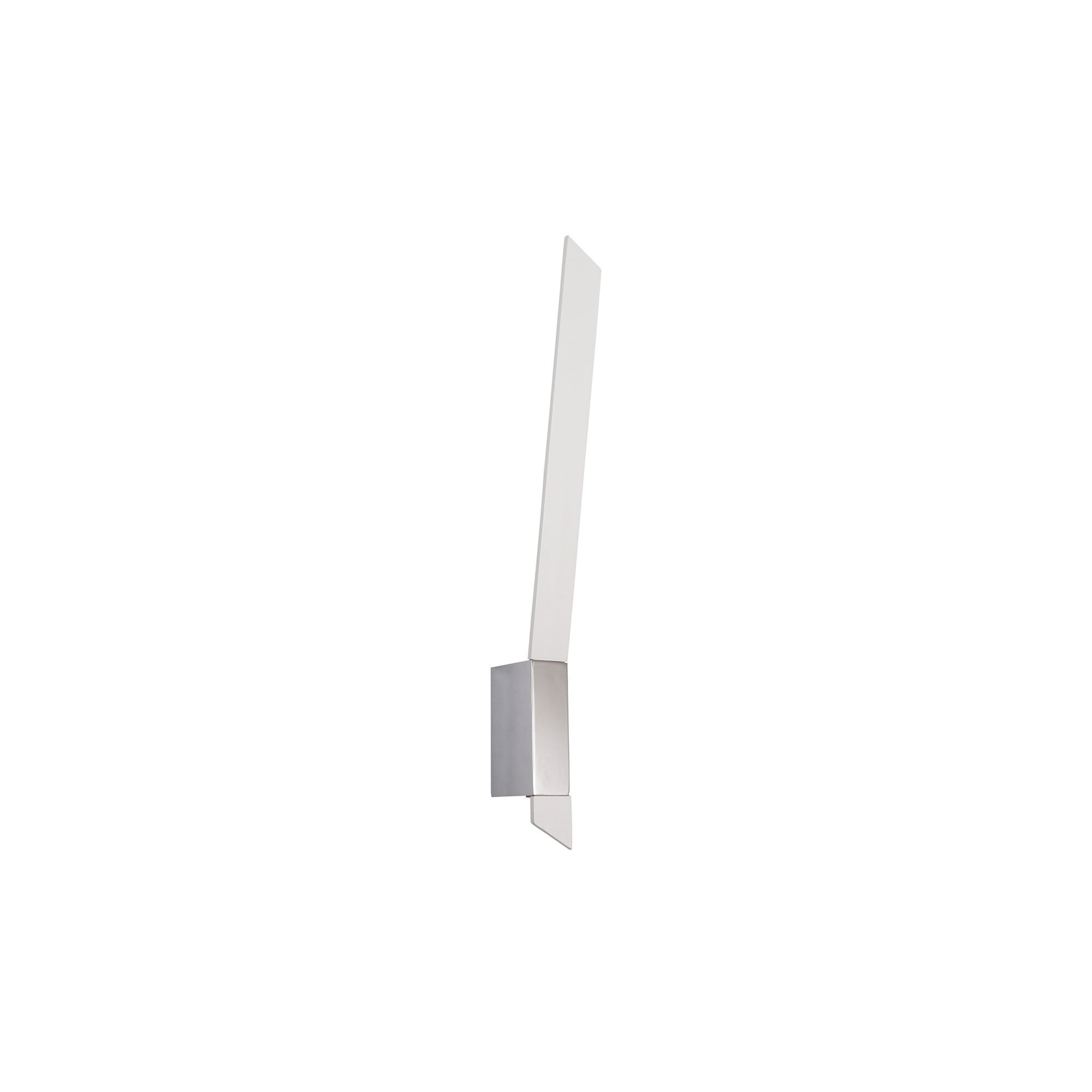 Fabula Shaftesbury LED Wall Lamp - Sand White & Polished Chrome