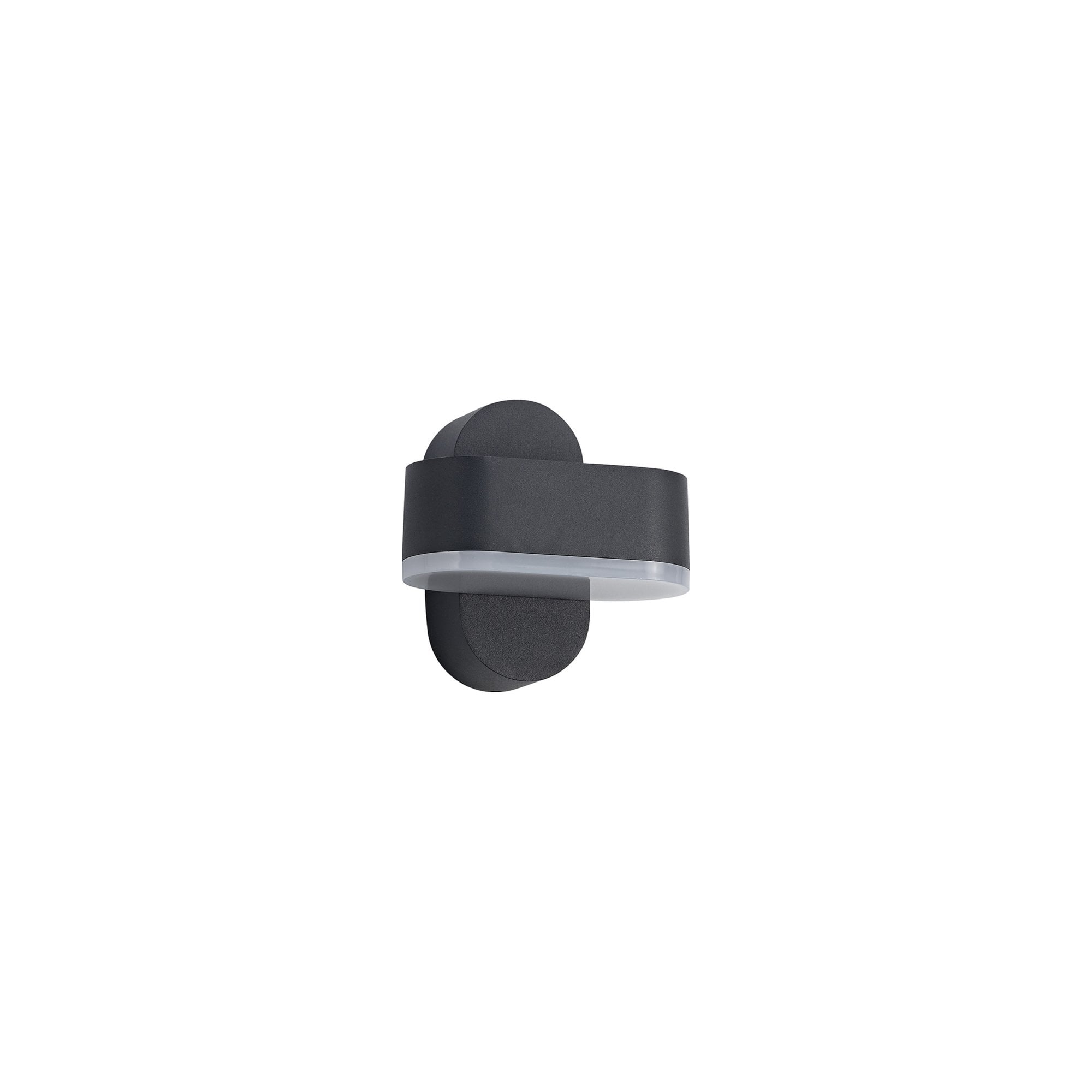 Fabula Goldingham Single LED Adjustable Wall Lamp - Anthracite - IP54