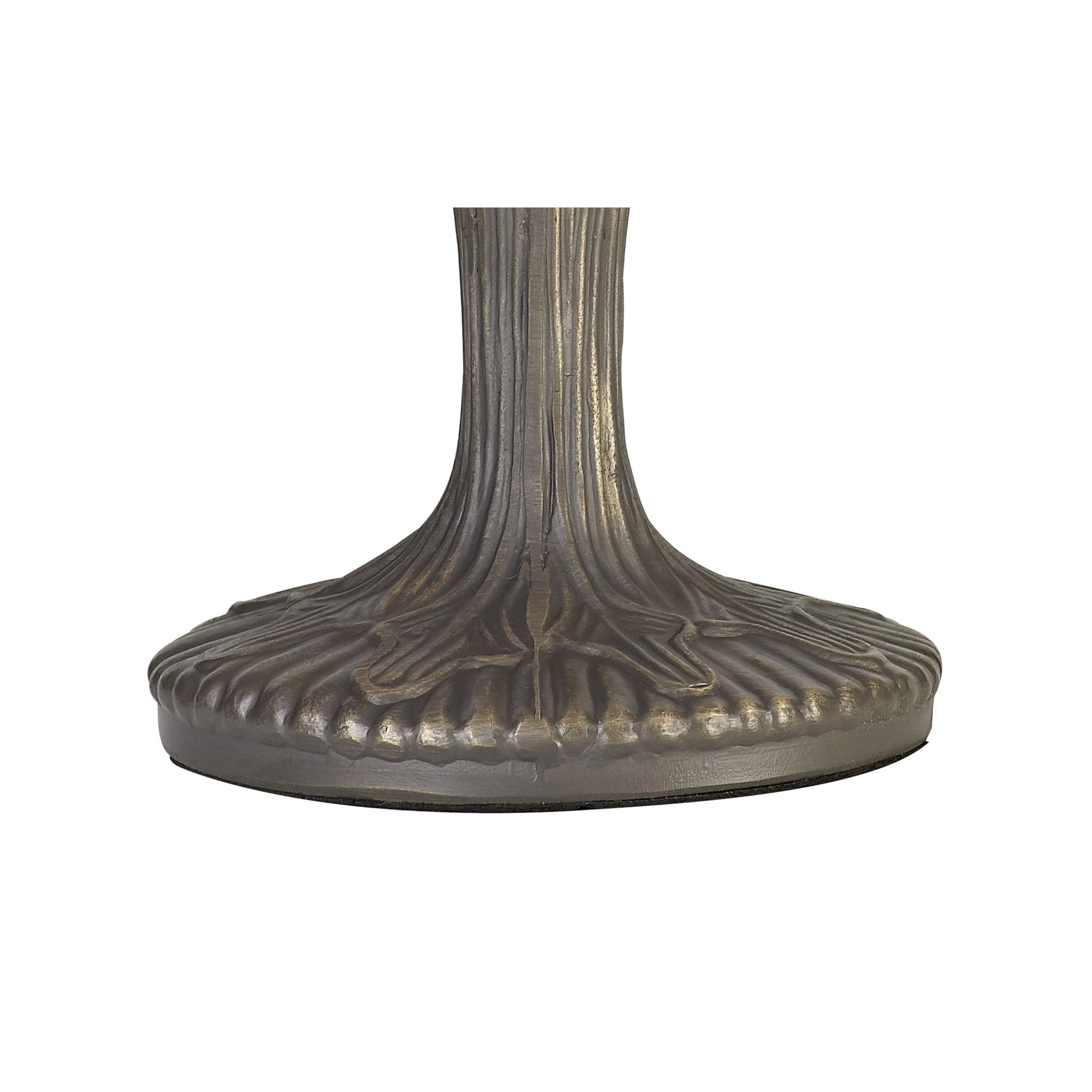 Fabula Harvest Single Curved Tiffany Table Lamp Base - Aged Antique Brass - Base Only