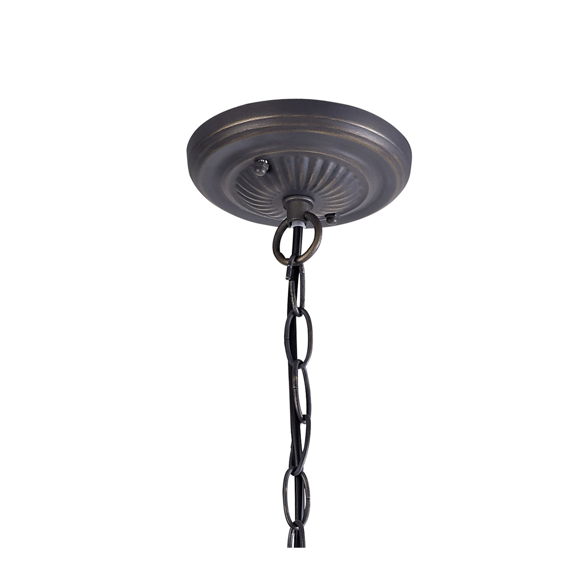 Fabula Harvest Single Tiffany Suspension Kit - Aged Antique Brass - Frame Only