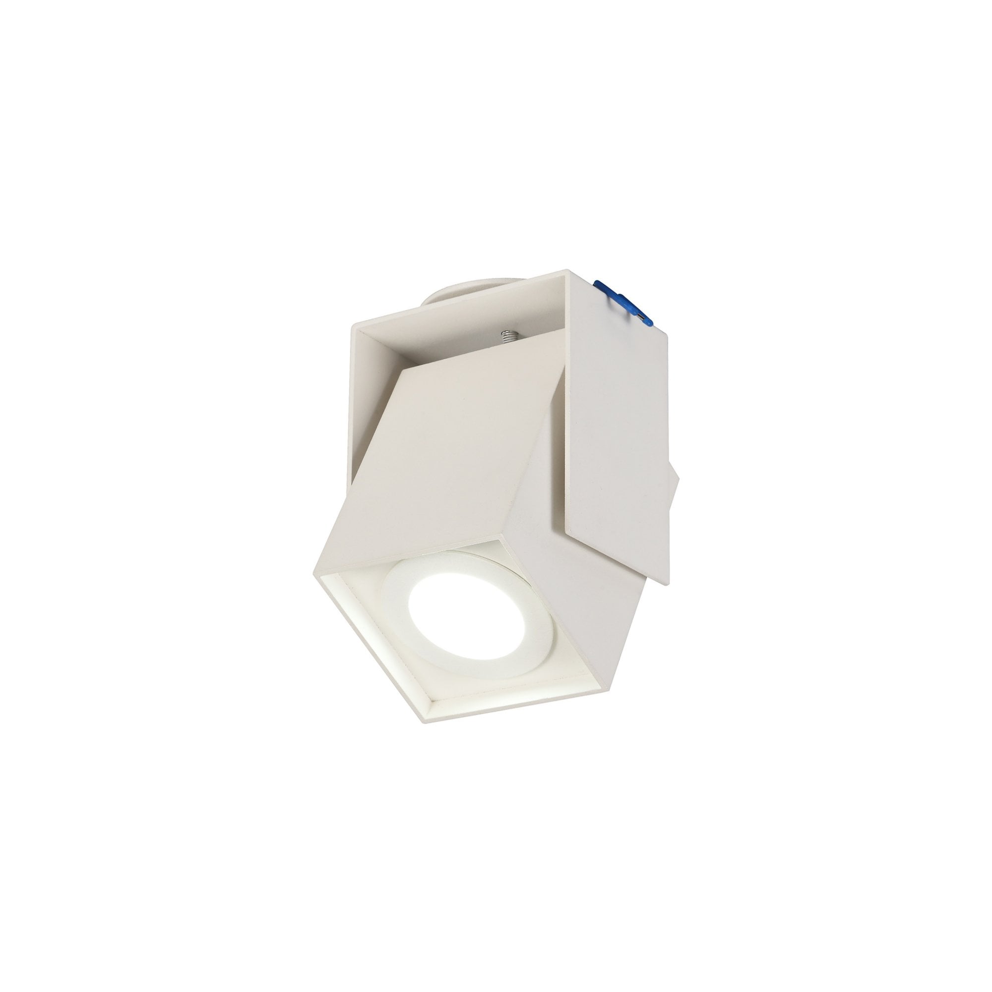 Fabula Armstrong Adjustable Square Spotlight - Sand White