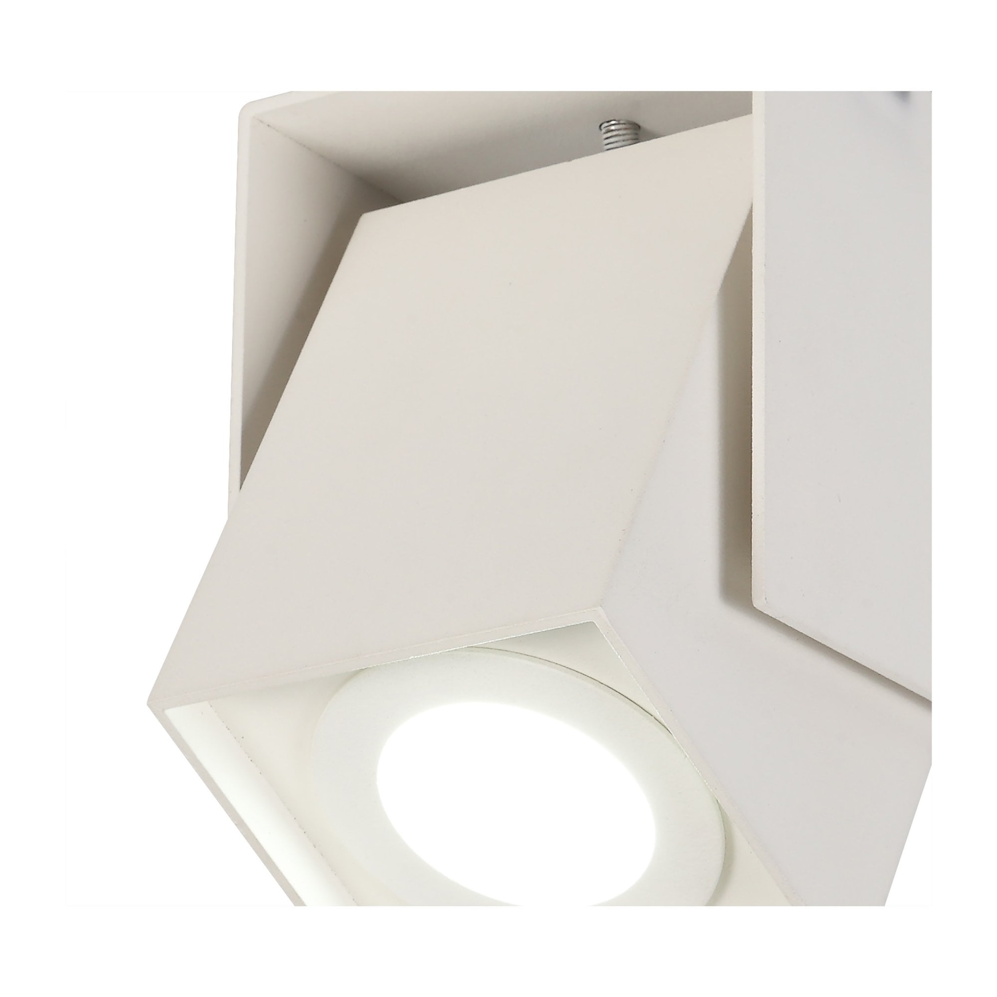 Fabula Armstrong Adjustable Square Spotlight - Sand White