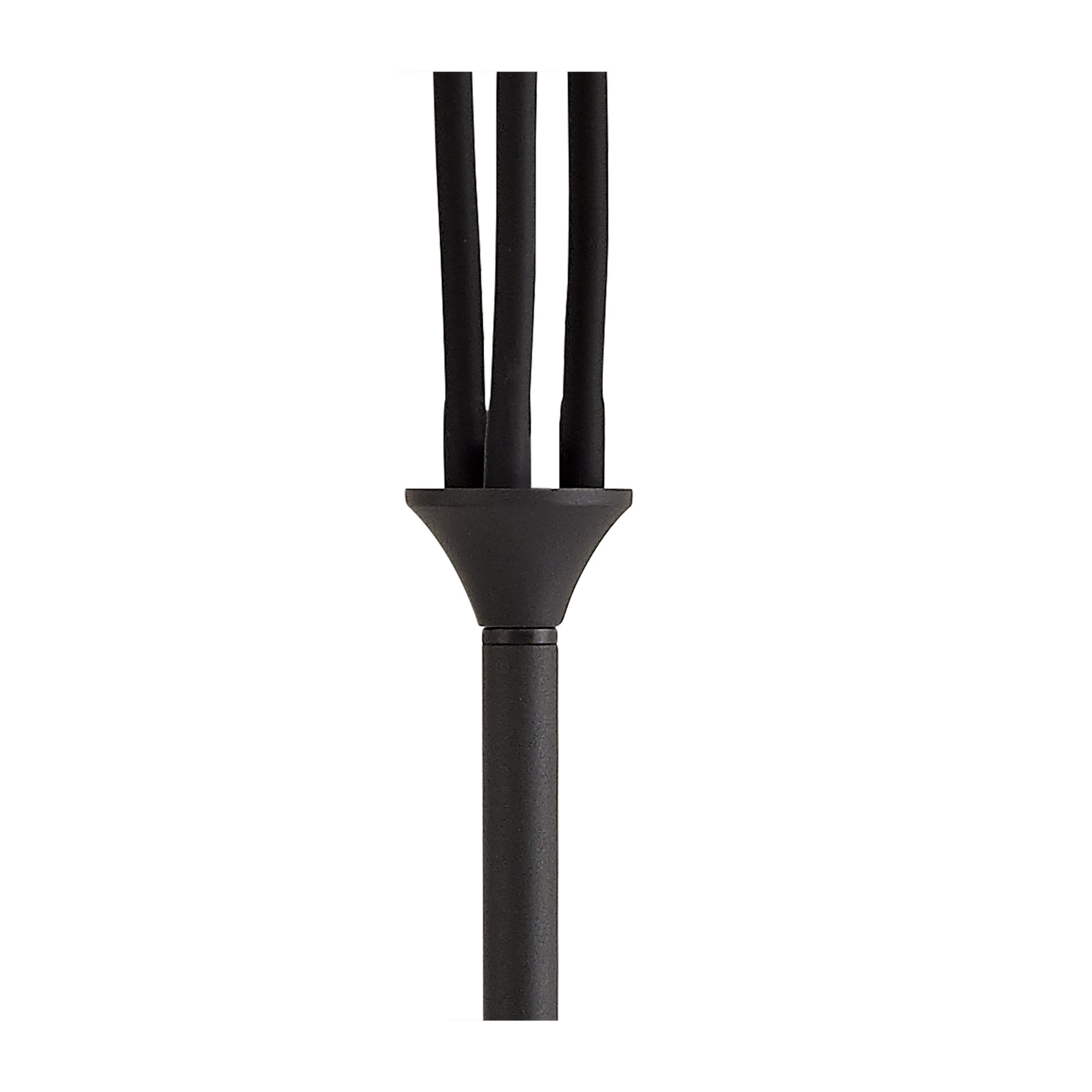 Fabula Hartwell 3 Light Flexible Floor Lamp - Satin Black & Brushed Copper
