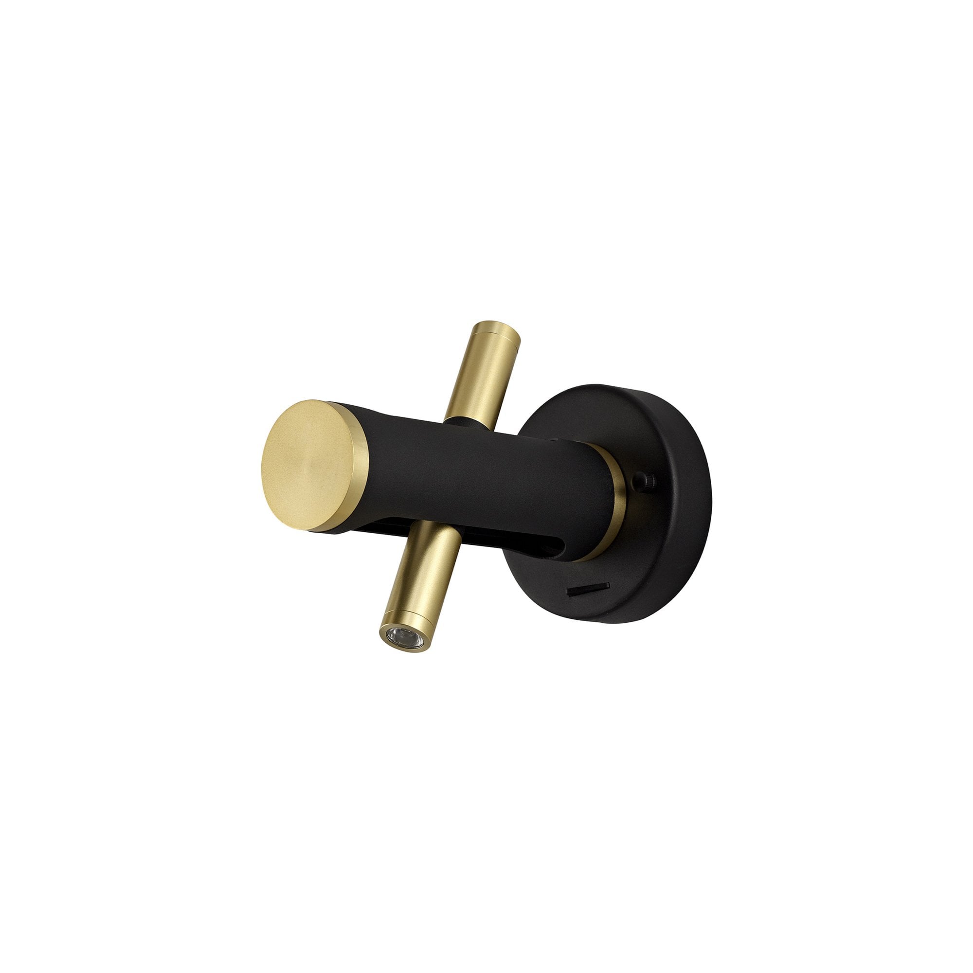 Fabula Riverside 2 Light LED Wall Light - Sand Black & Gold