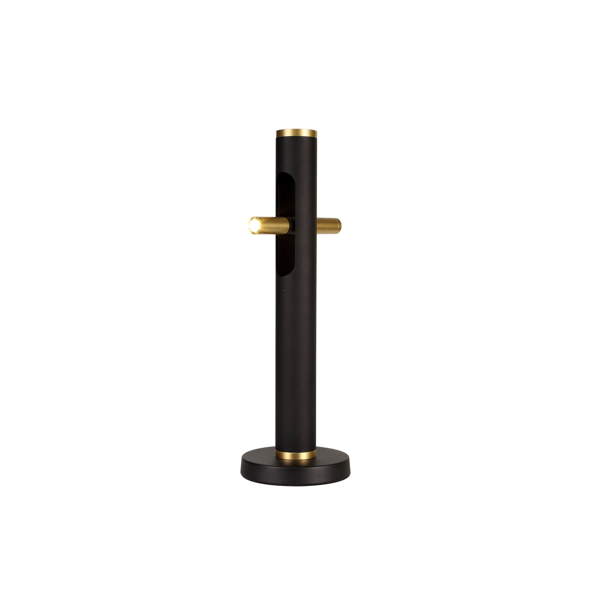 Fabula Riverside 2 Light LED Table Lamp - Sand Black & Gold