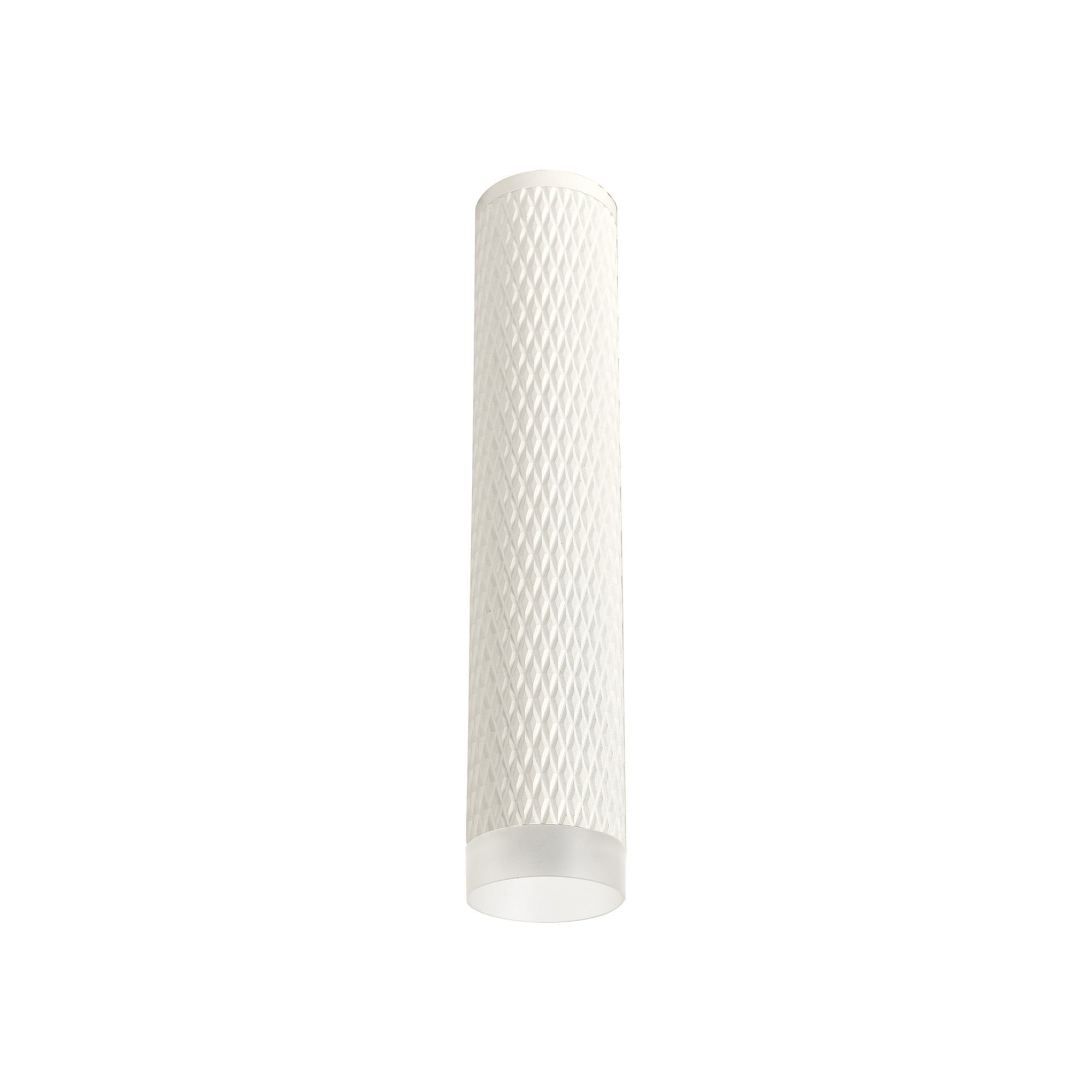 Fabula Summerfield Single 30cm Ceiling Spot Light - Sand White & Acrylic Ring