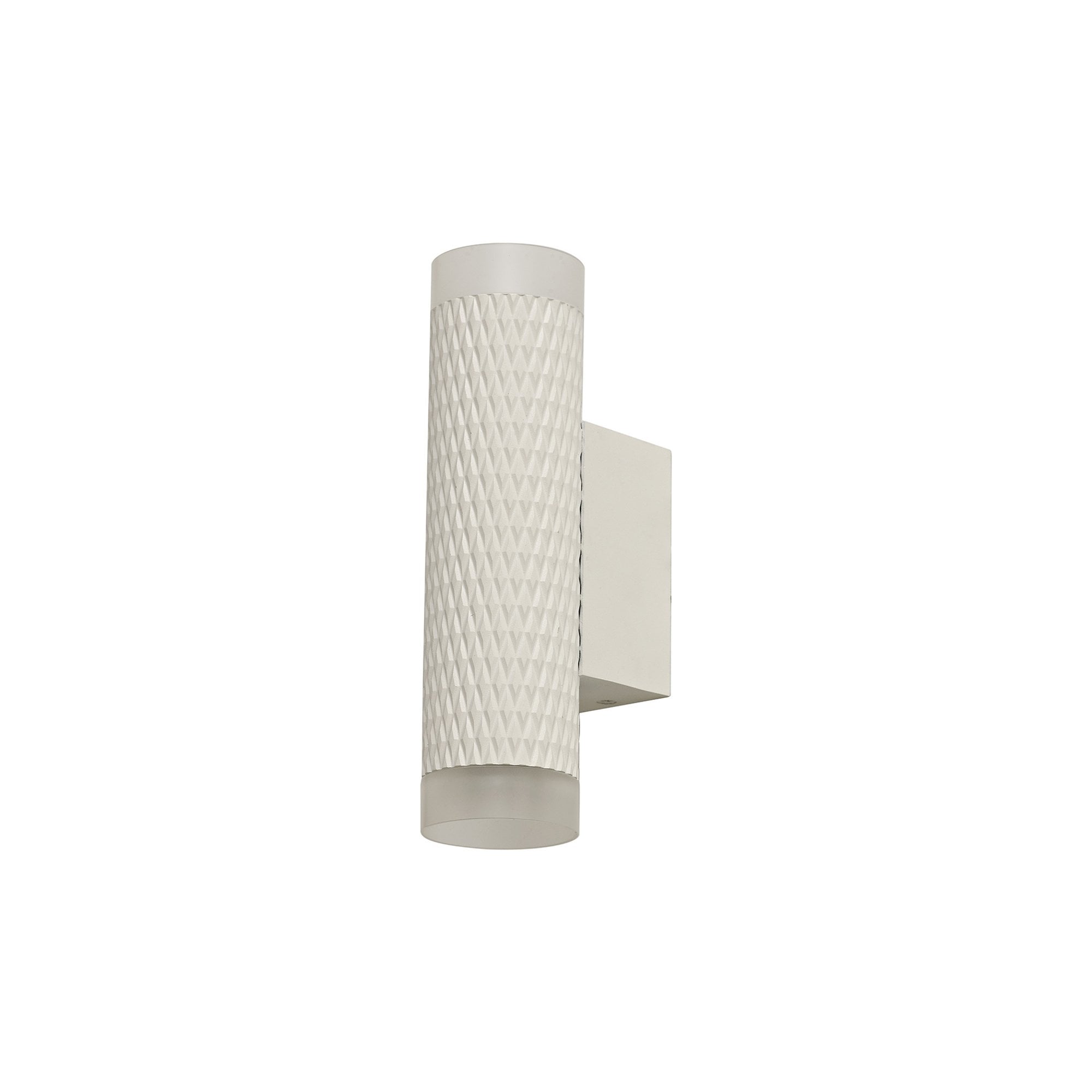 Fabula Summerfield 2 Light Wall Lamp - Sand White & Acrylic Rings