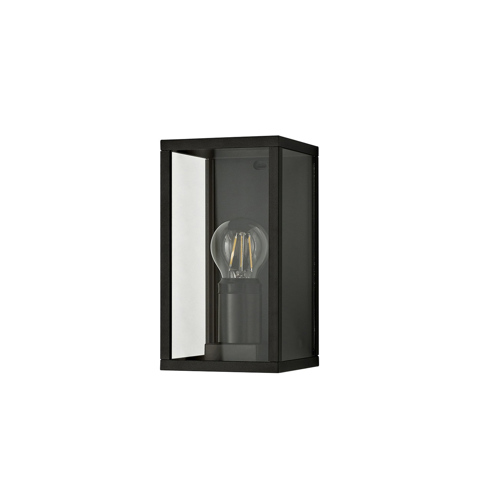 Fabula Honeycroft Flush Wall Lamp - Graphite Black - IP54