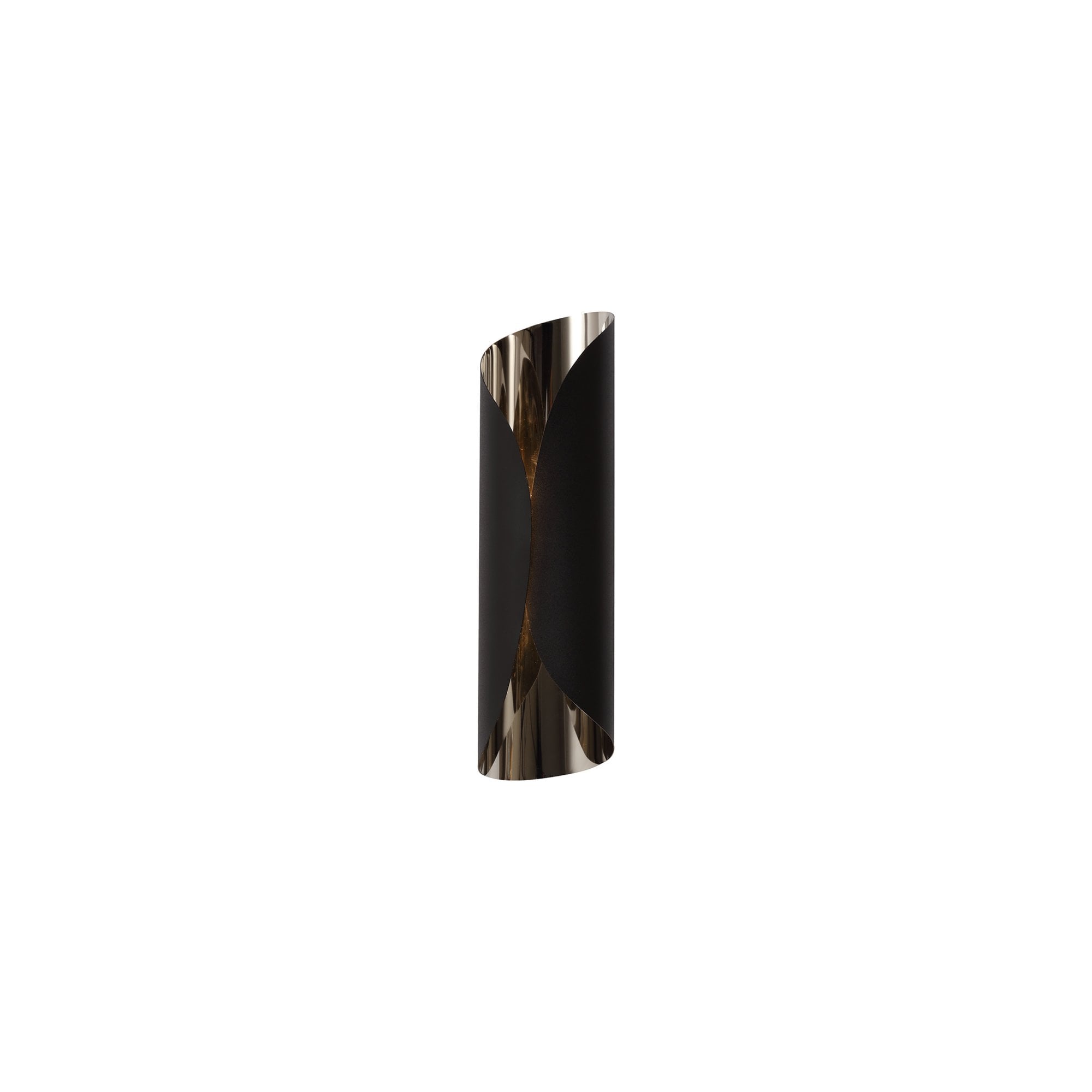 Fabula Monkhams LED Wall Lamp - Sand Black & Polished Chrome