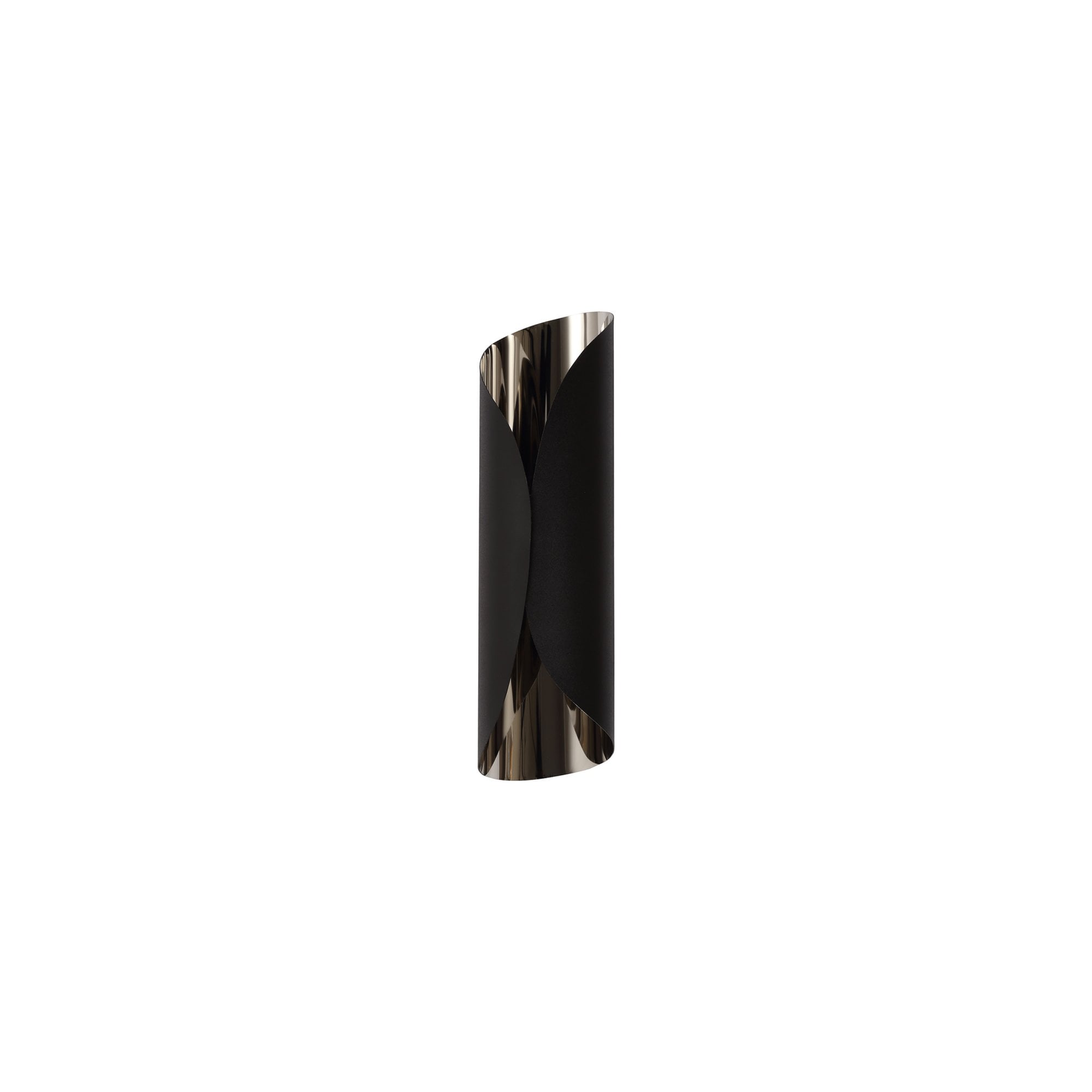 Fabula Monkhams LED Wall Lamp - Sand Black & Polished Chrome