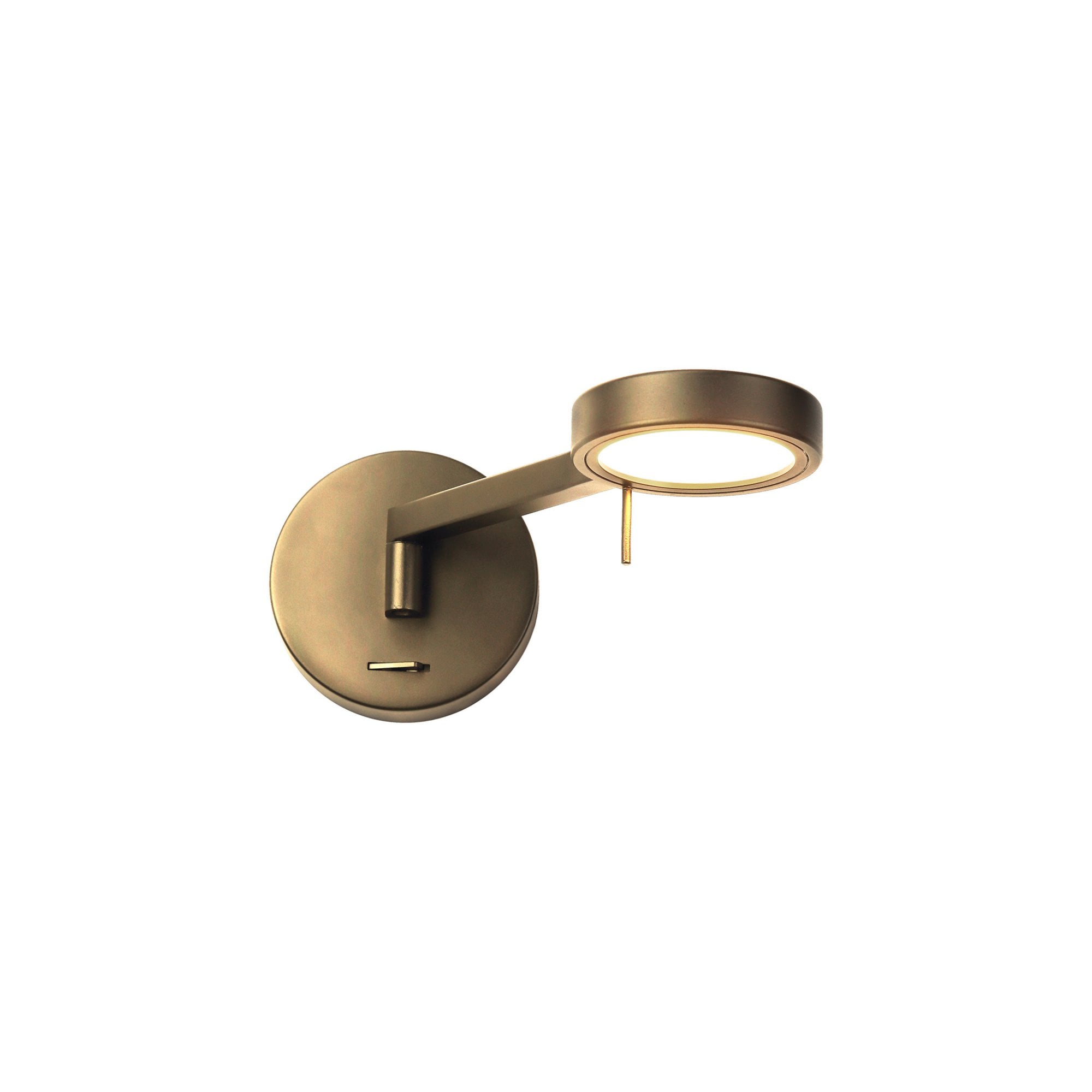 Fabula Hollybush Adjustable LED Wall Lamp/Reader Light - Antique Brass