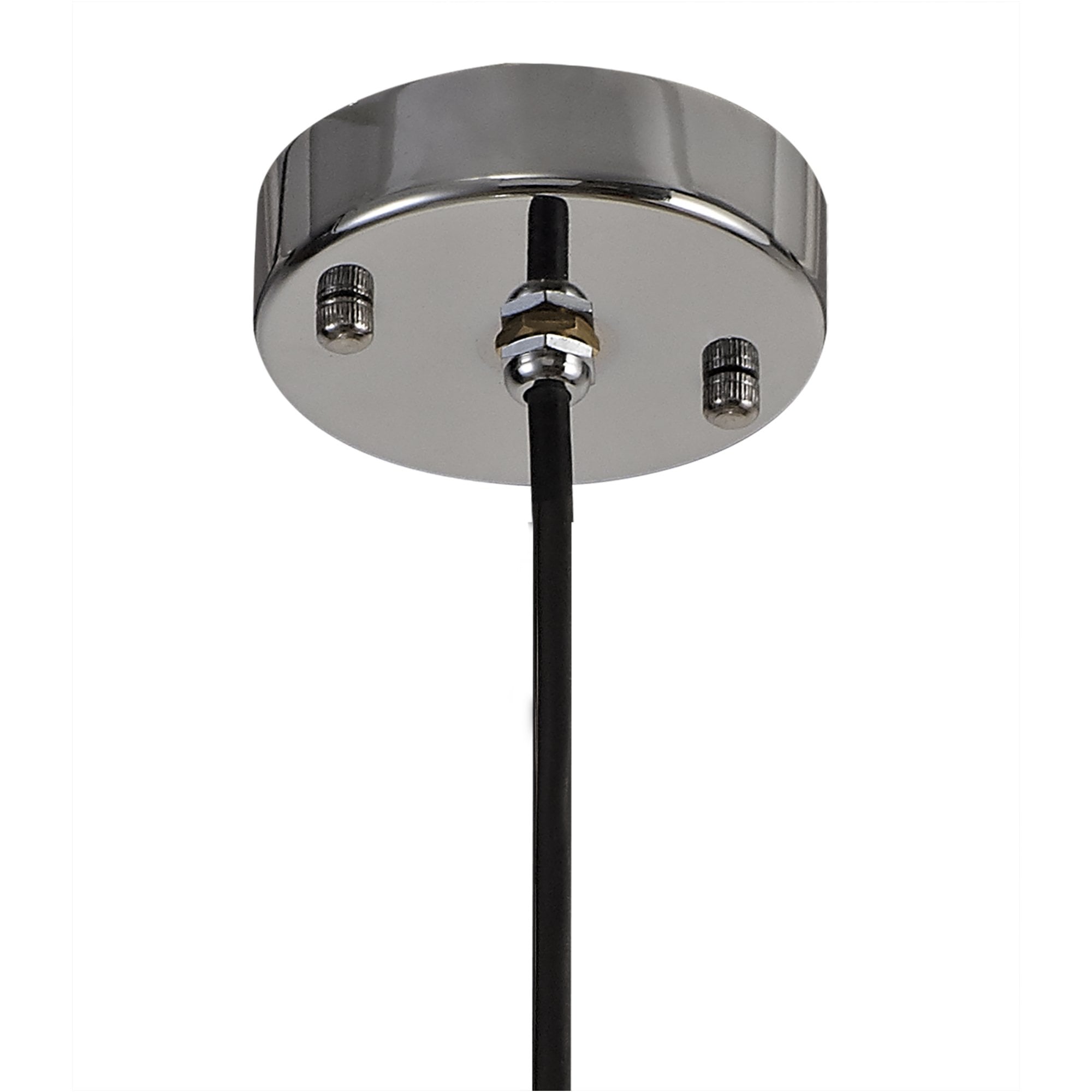 Fabula Avondale 15cm Single Pendant - Titanium Silver & Polished Chrome - IP65