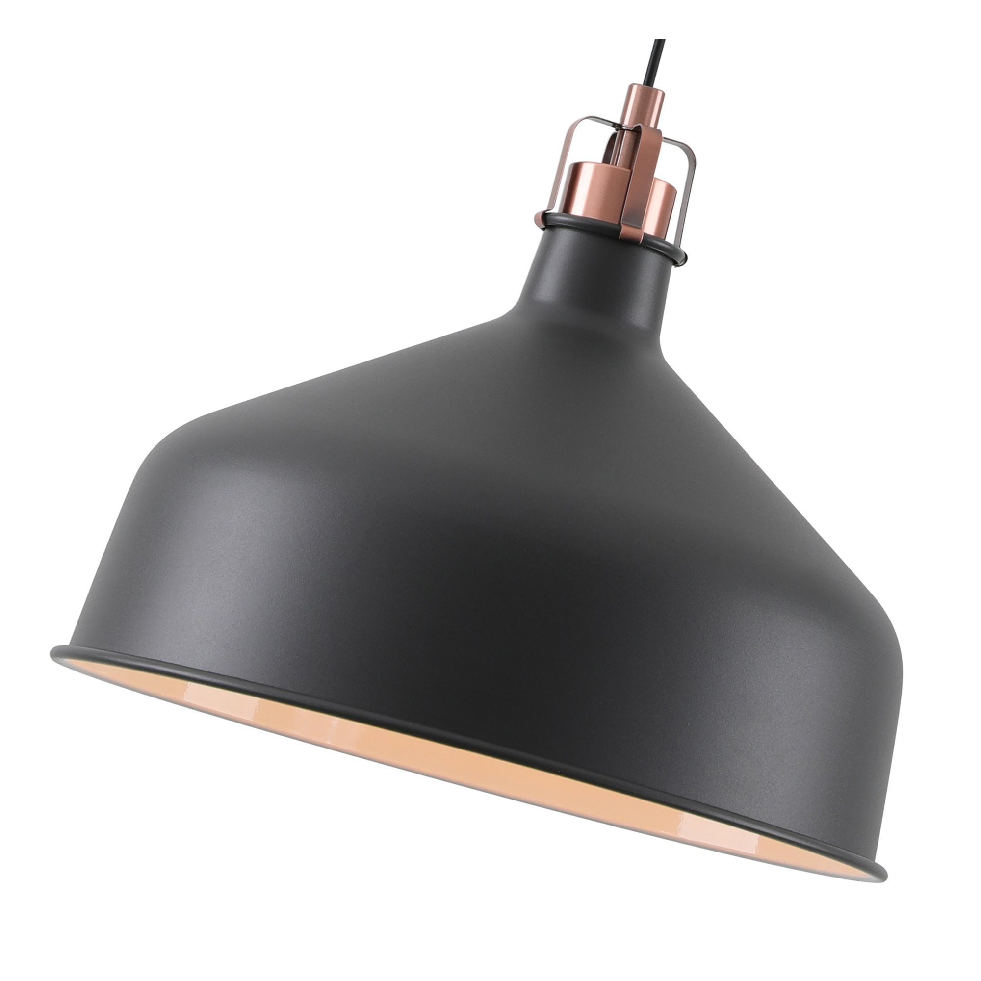 Fabula Forest Single Medium Pendant - Graphite & Copper
