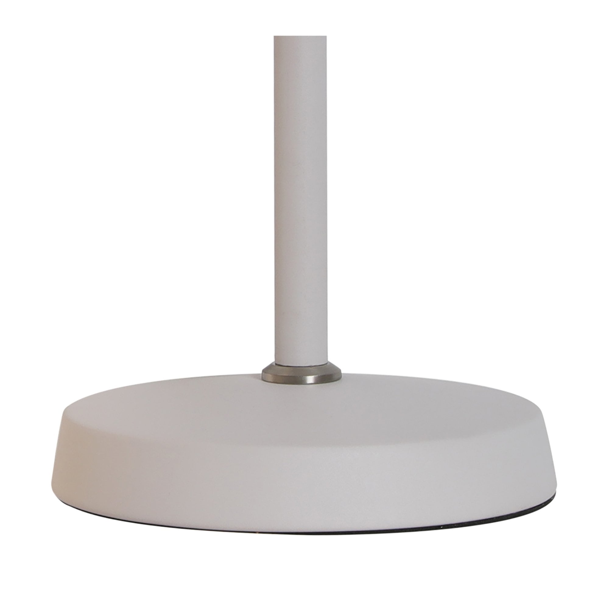 Fabula Forest Single Adjustable Table Lamp - Sand White & Satin Nickel