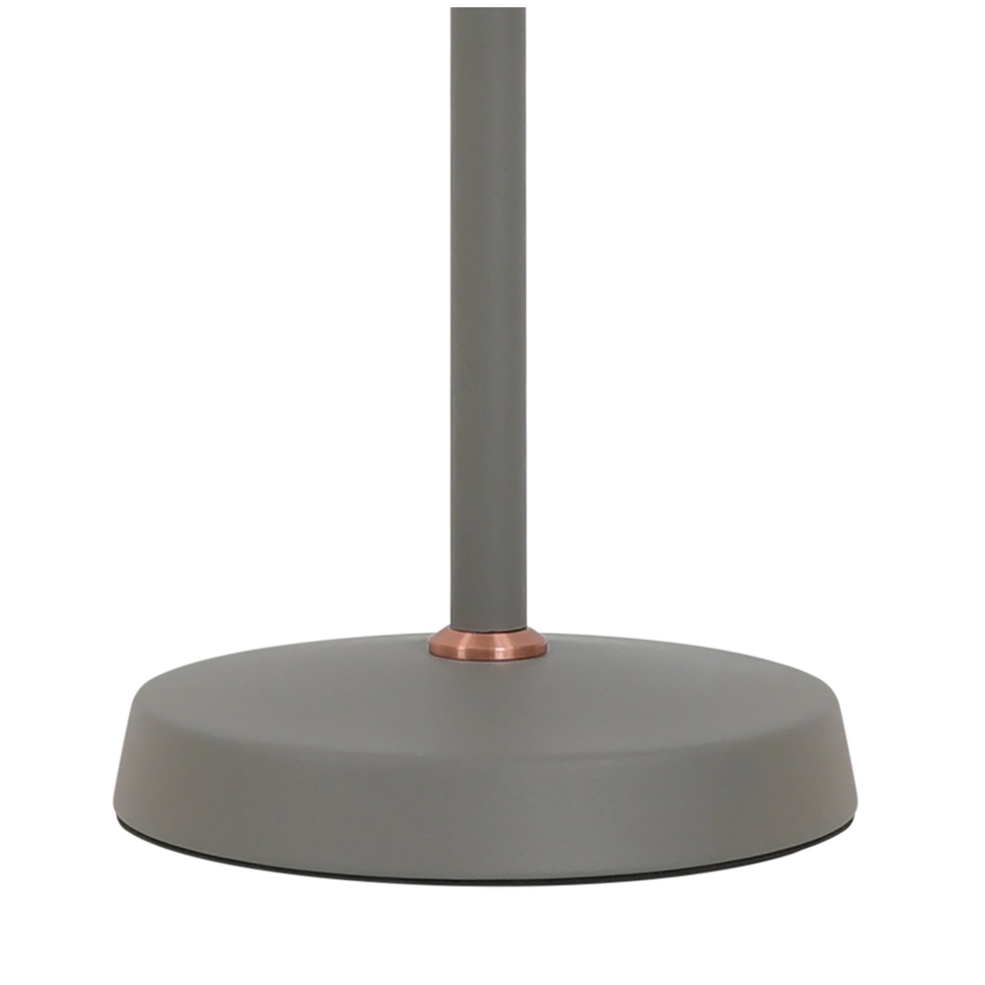 Fabula Forest Single Adjustable Table Lamp - Sand Grey & Copper