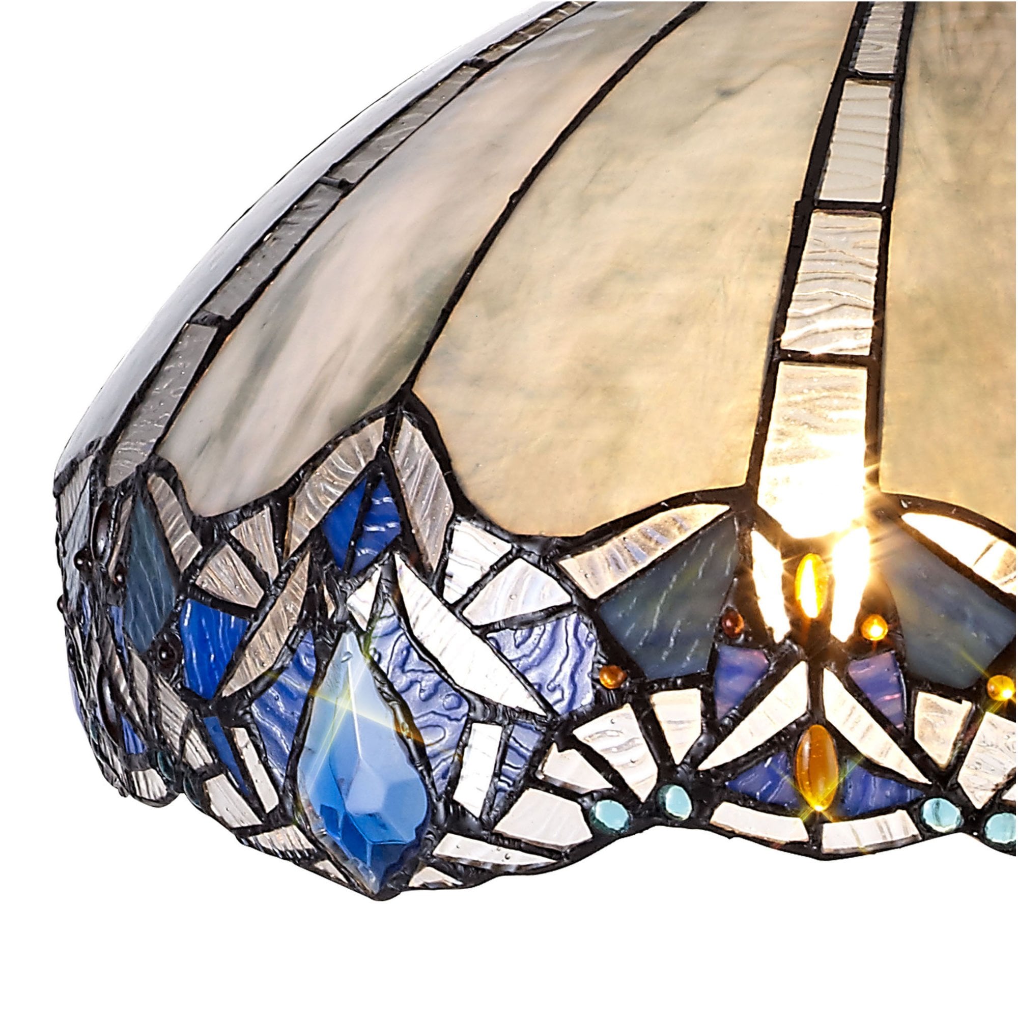 Fabula Newmans 40cm Tiffany Shade - Blue - Shade Only