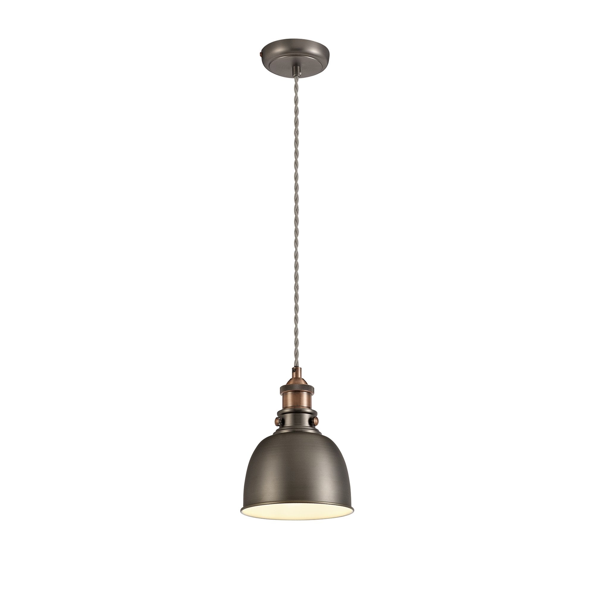 Fabula Sunnyside Small Pendant - Antique Silver & Copper