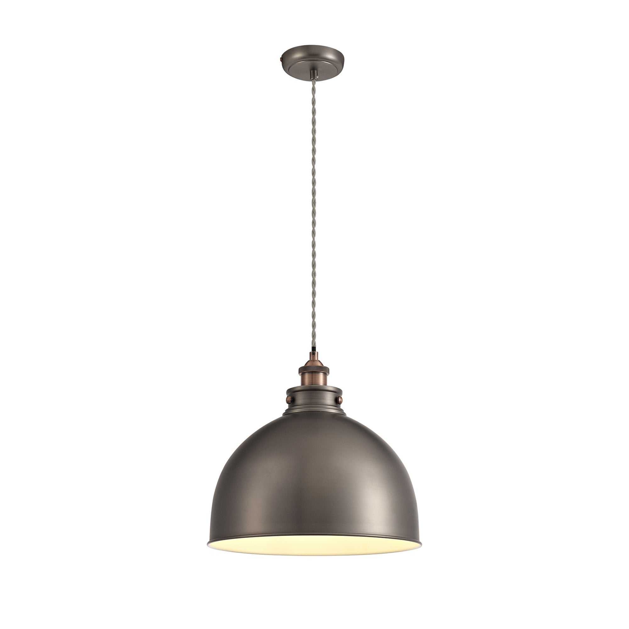 Fabula Sunnyside Large Pendant - Antique Silver & Copper