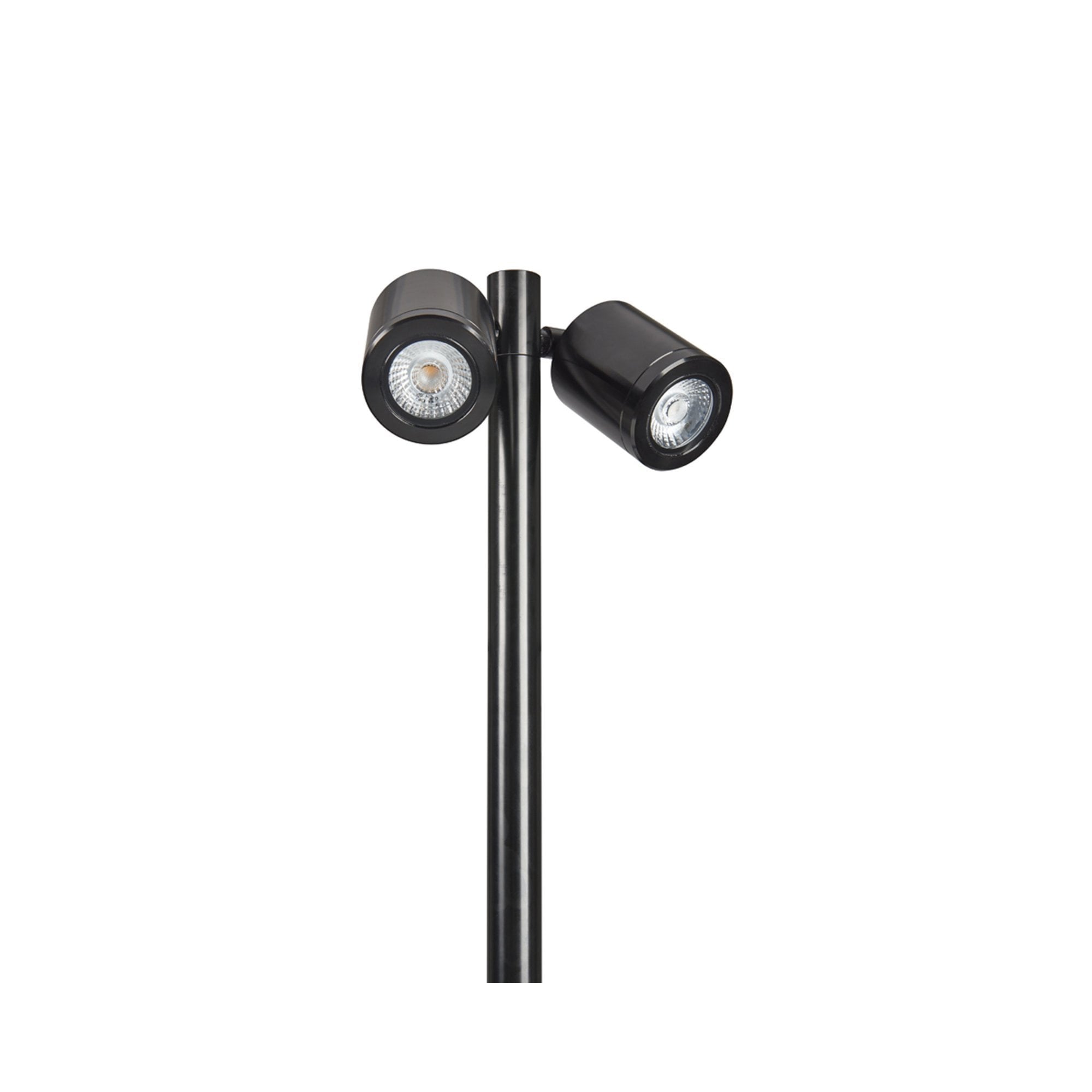 Collingwood SL230 LED Twin Pole Spike Light - Black - Low Voltage