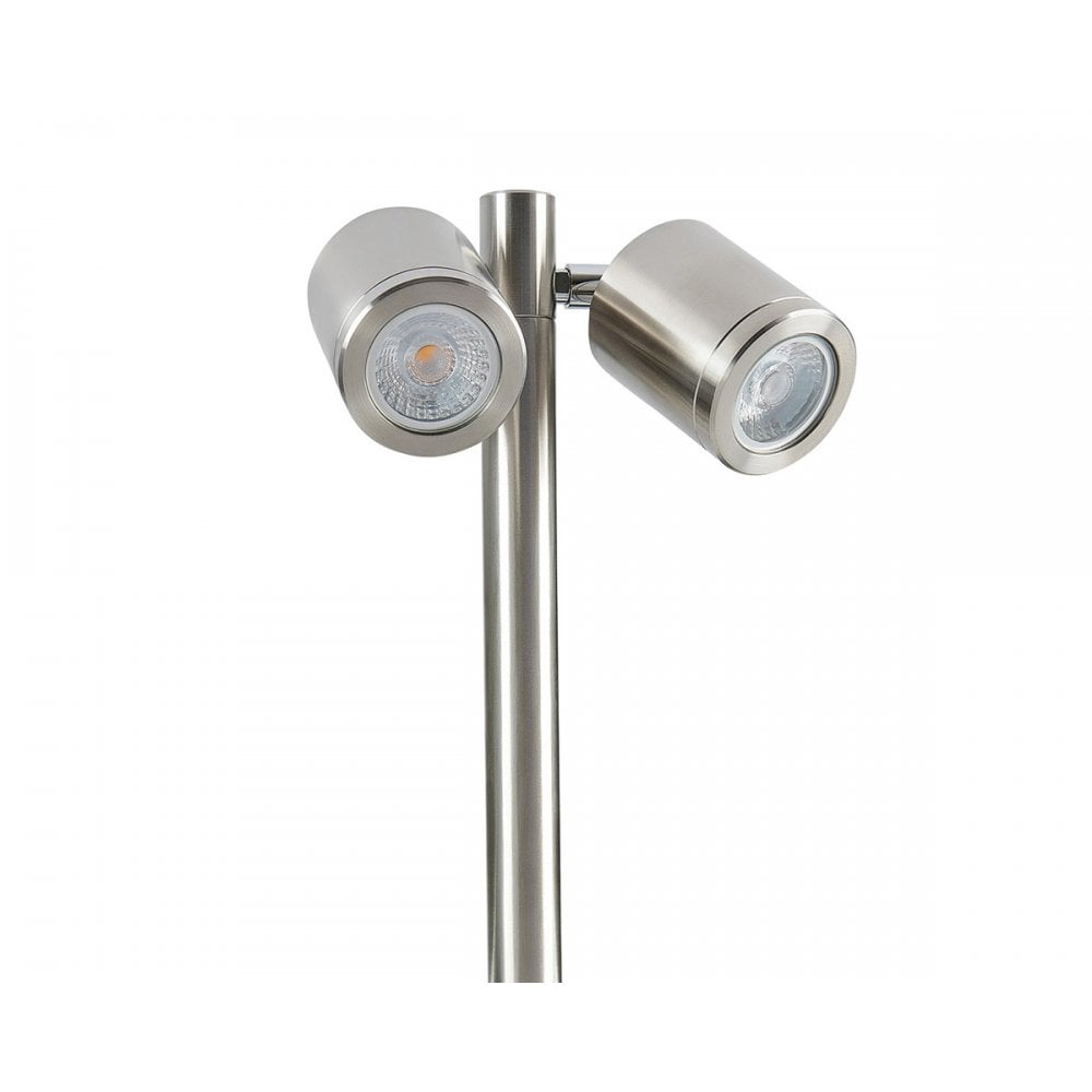 Collingwood SL230 LED Twin Pole Spike Light - Stainless Steel - Straight to Mains